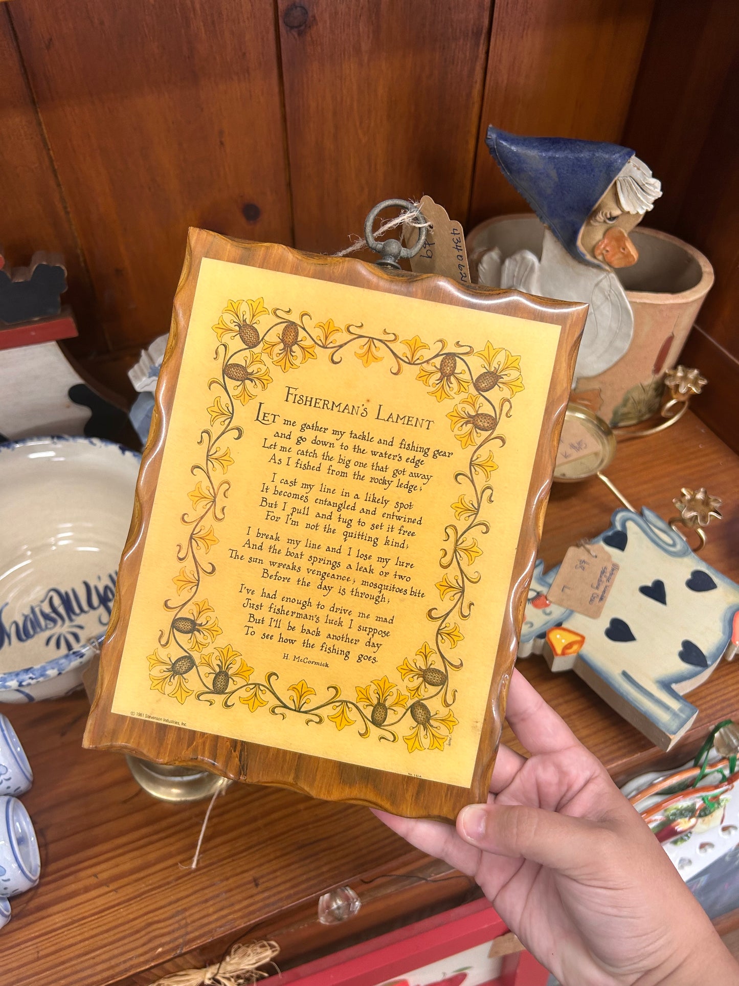 1981 Fisherman’s Plaque