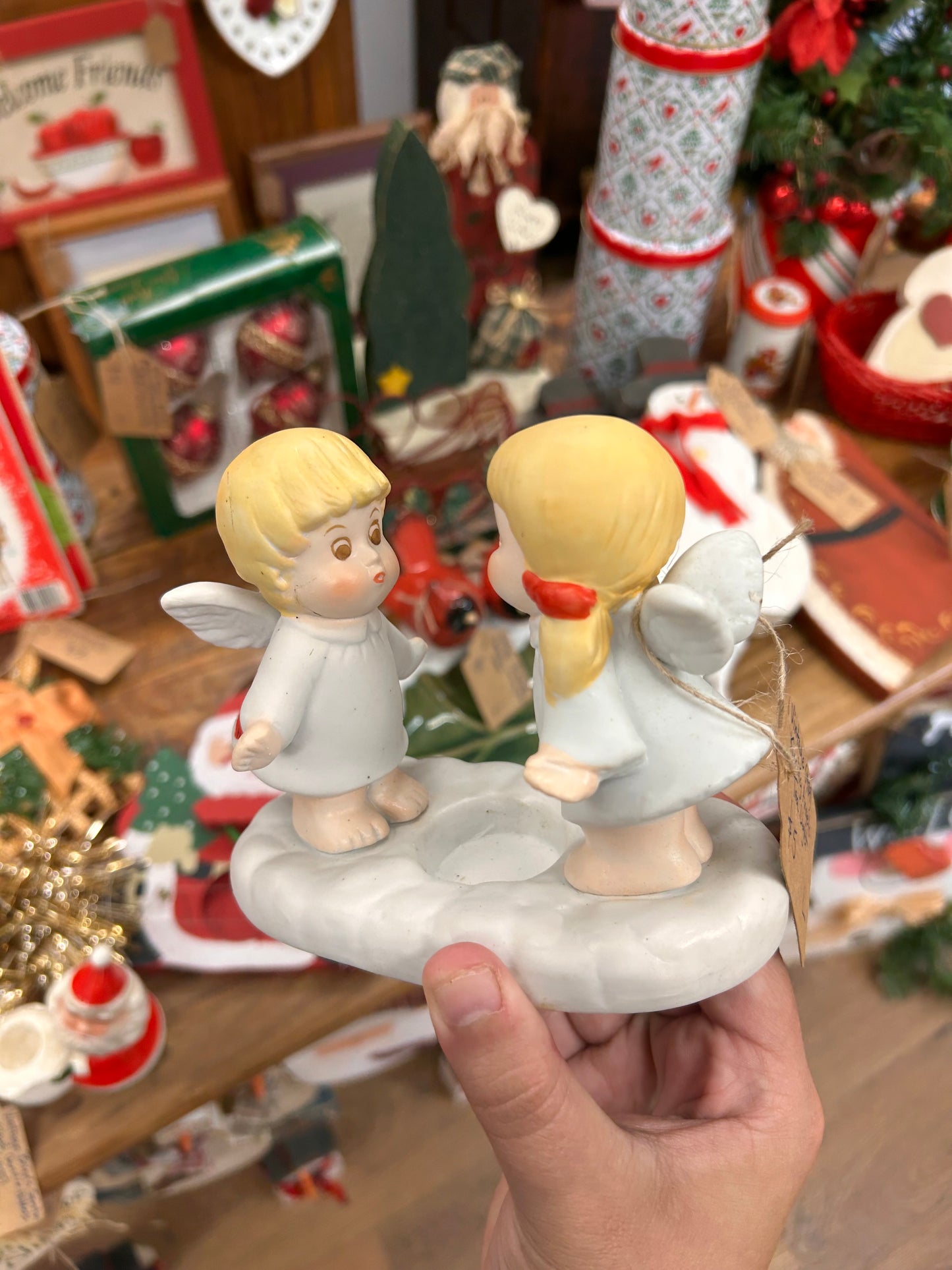 1989 Kissing Angel Tea Light
