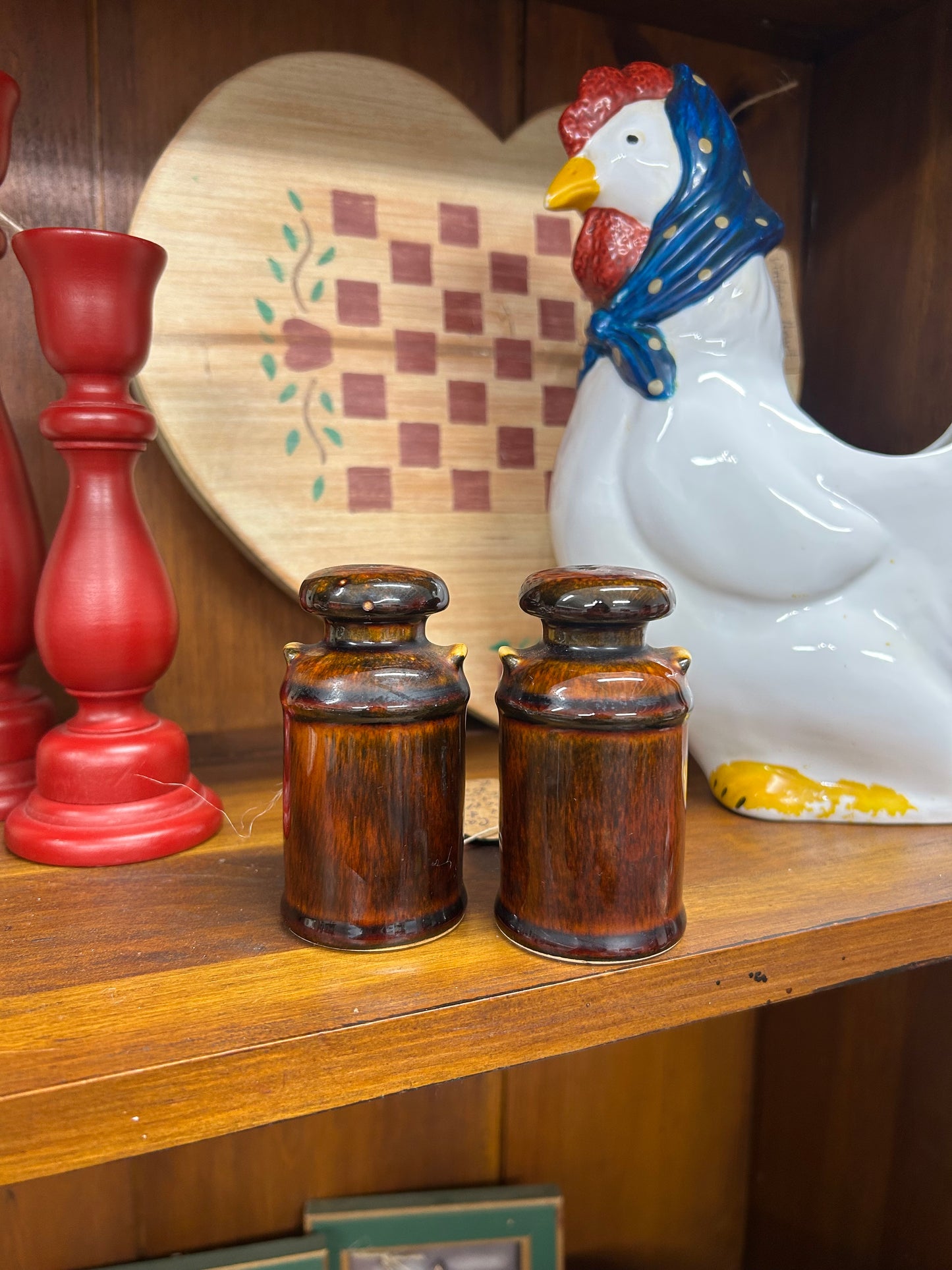Milk Can Salt & Pepper Shakers