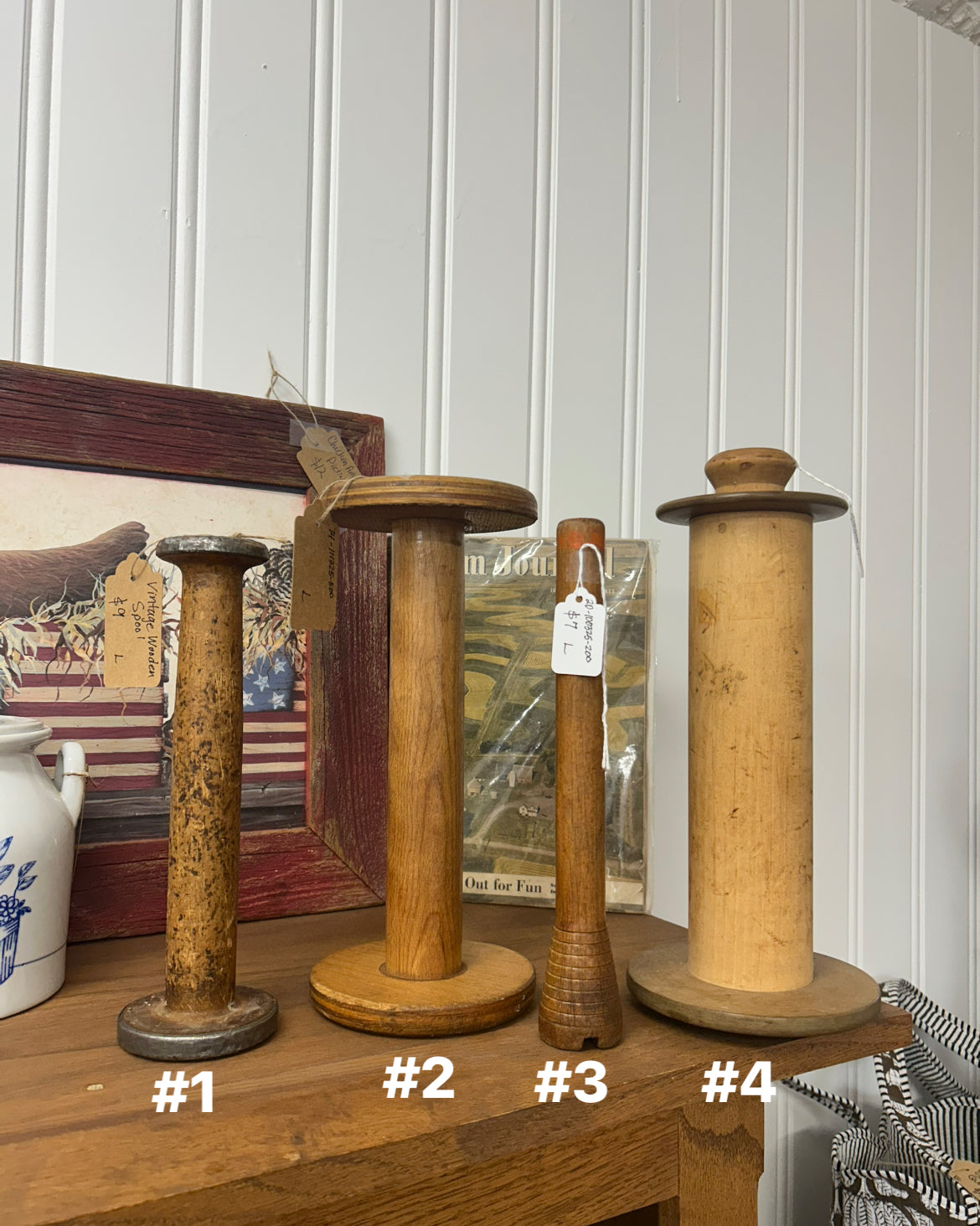 Vintage Wooden Spools