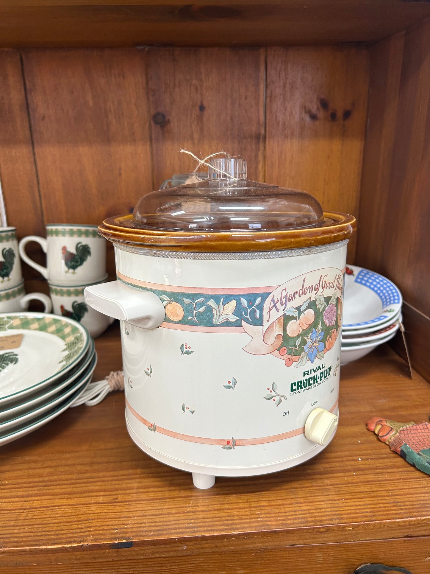 Vintage Rival Crockpot - “A Garden Of Good Things”