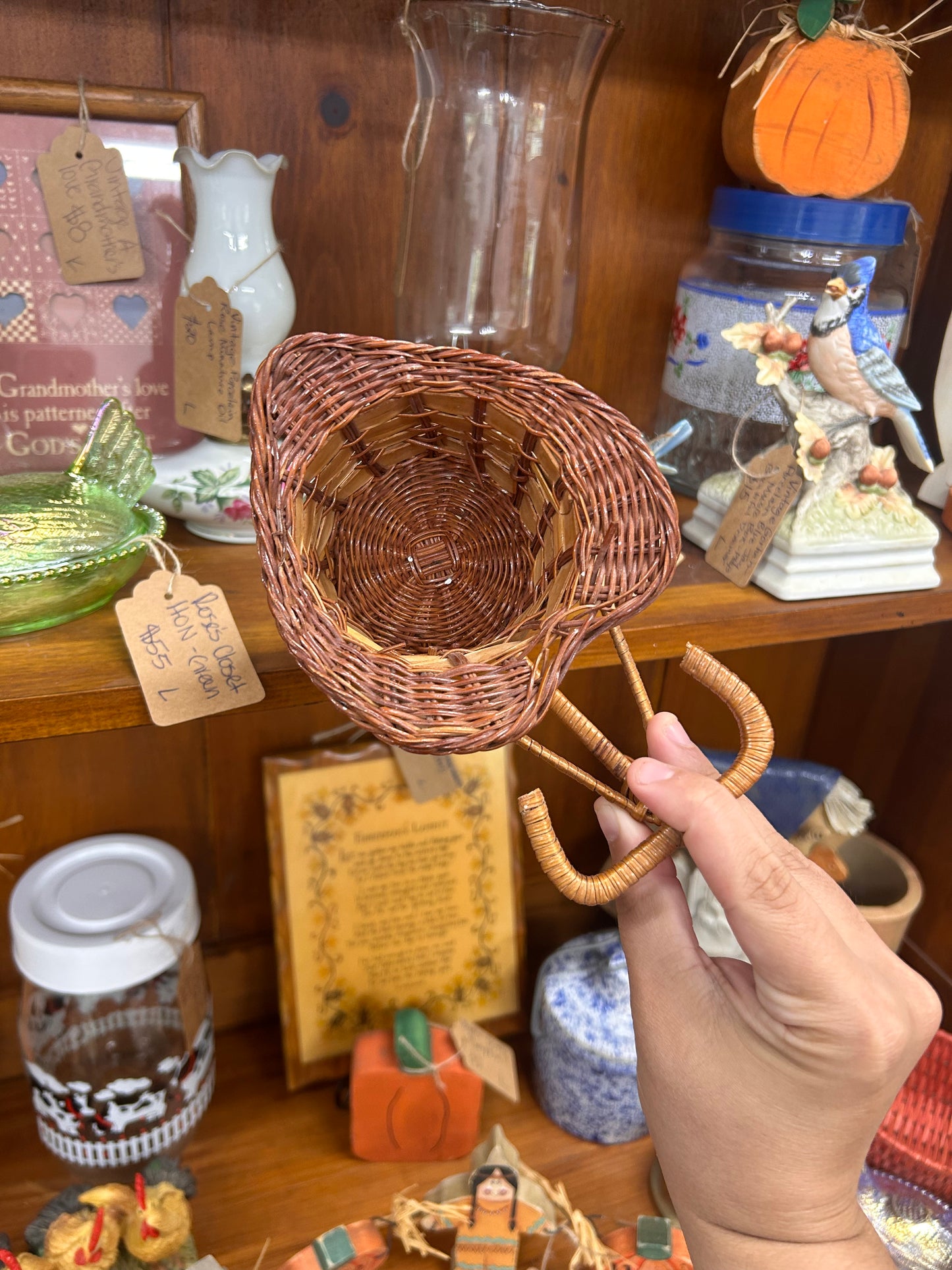 Vintage Wicker Tricycle