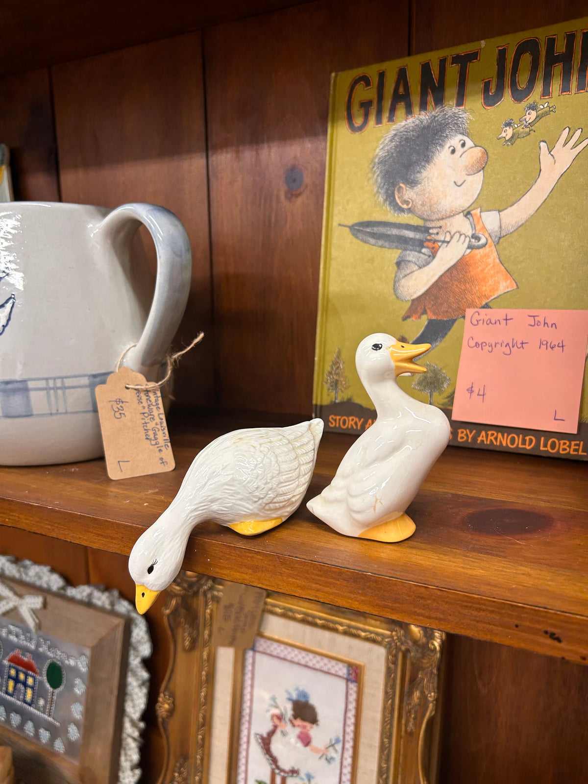 Vintage Goose Figurine Set