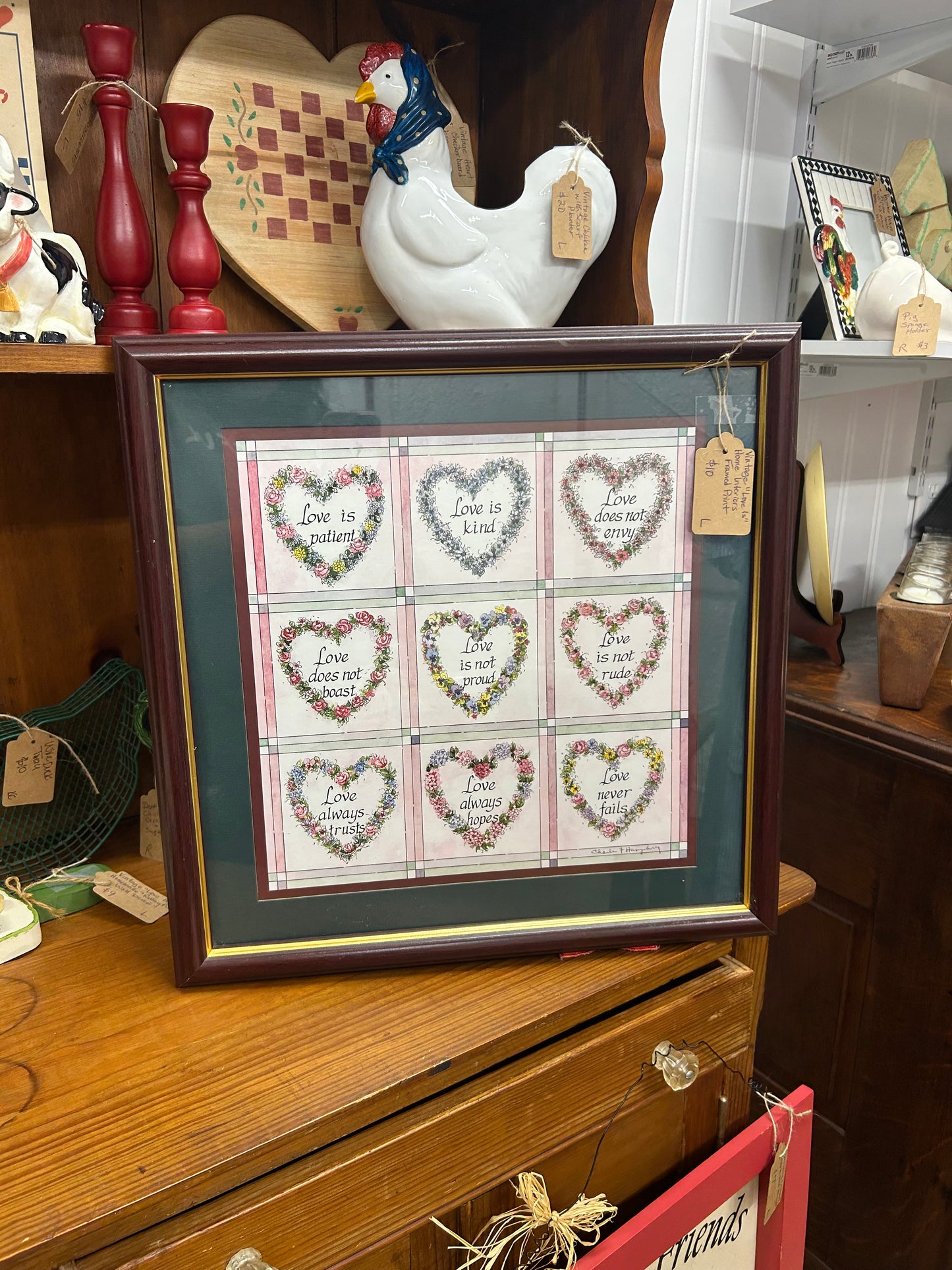 Vintage “Love Is” Home Interiors Framed Print - Local Pickup Only