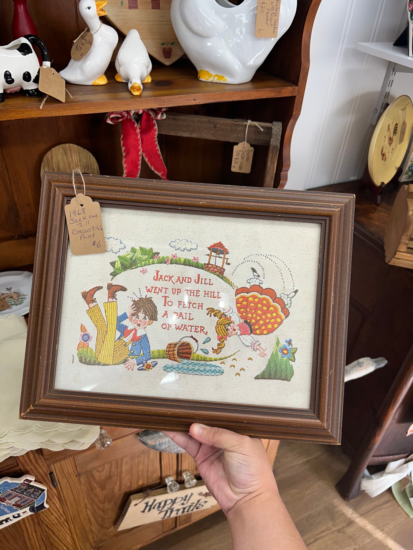 1968 Jack & Jill Cross Stitch Print