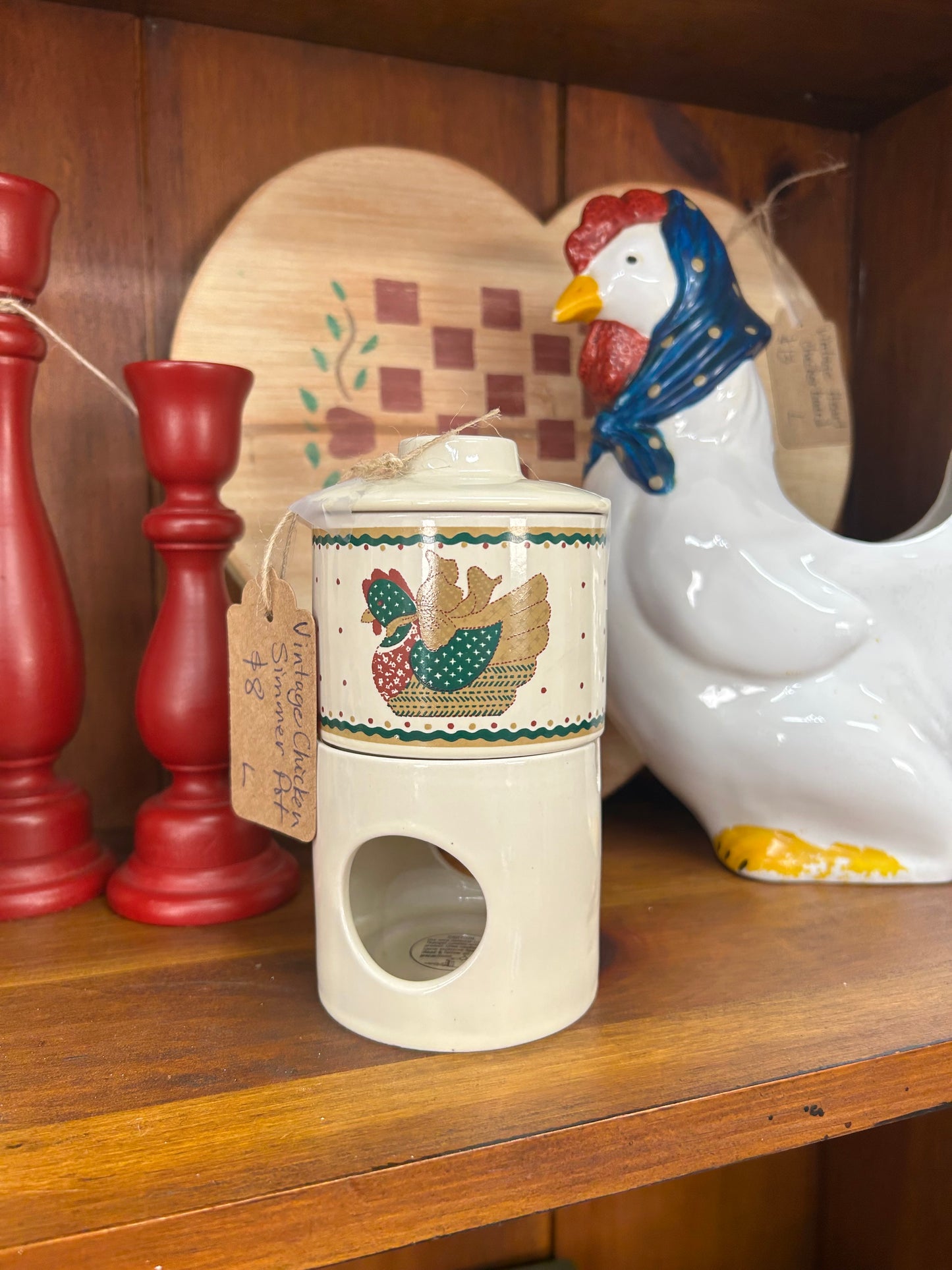 Vintage Chicken Simmer Pot