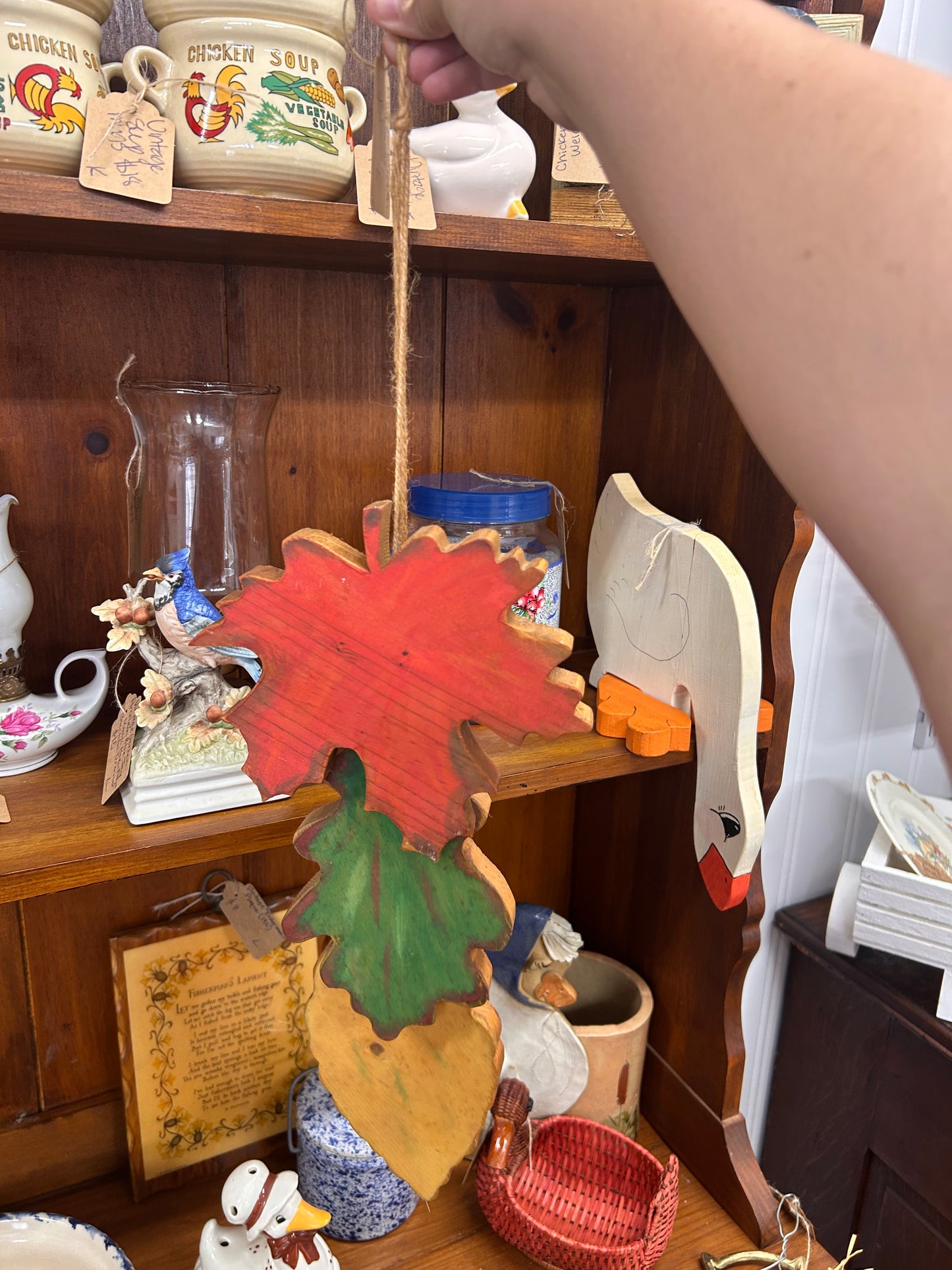 Vintage Wooden Leaves