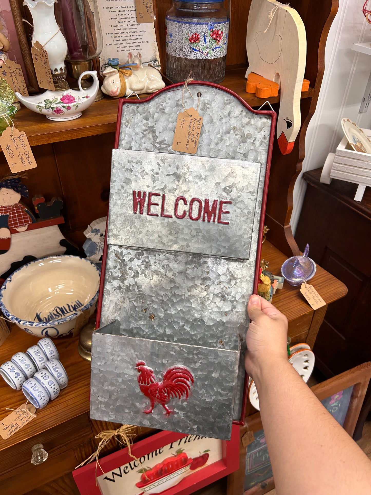 Metal Welcome Wall Hanger