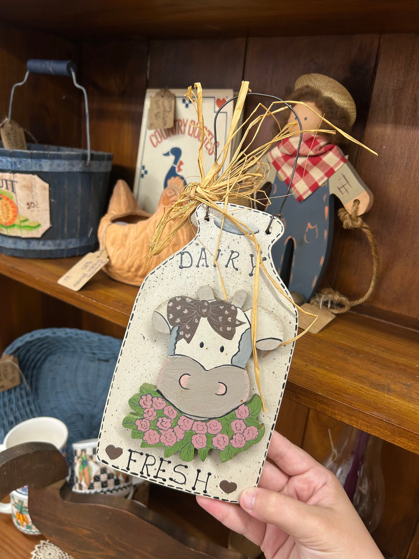 Fresh Milk Wall Hanger