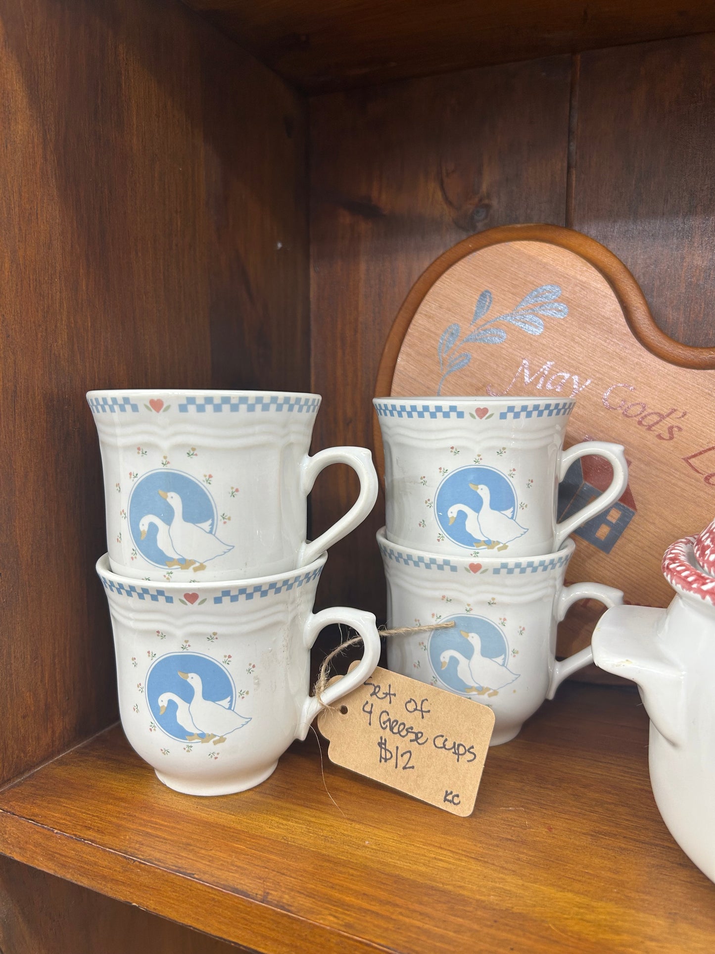 Vintage Goose Cups - Set of 4!