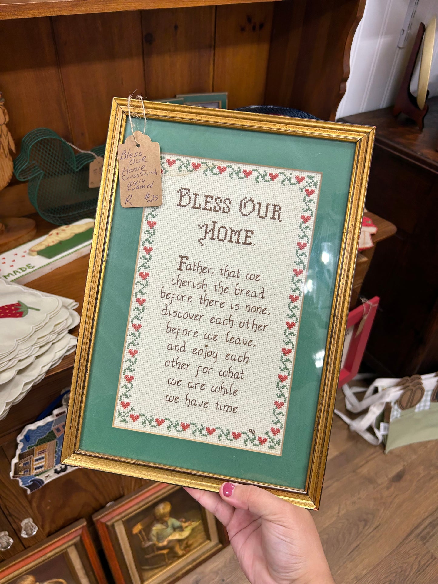 Cross Stitch Bless Our Home