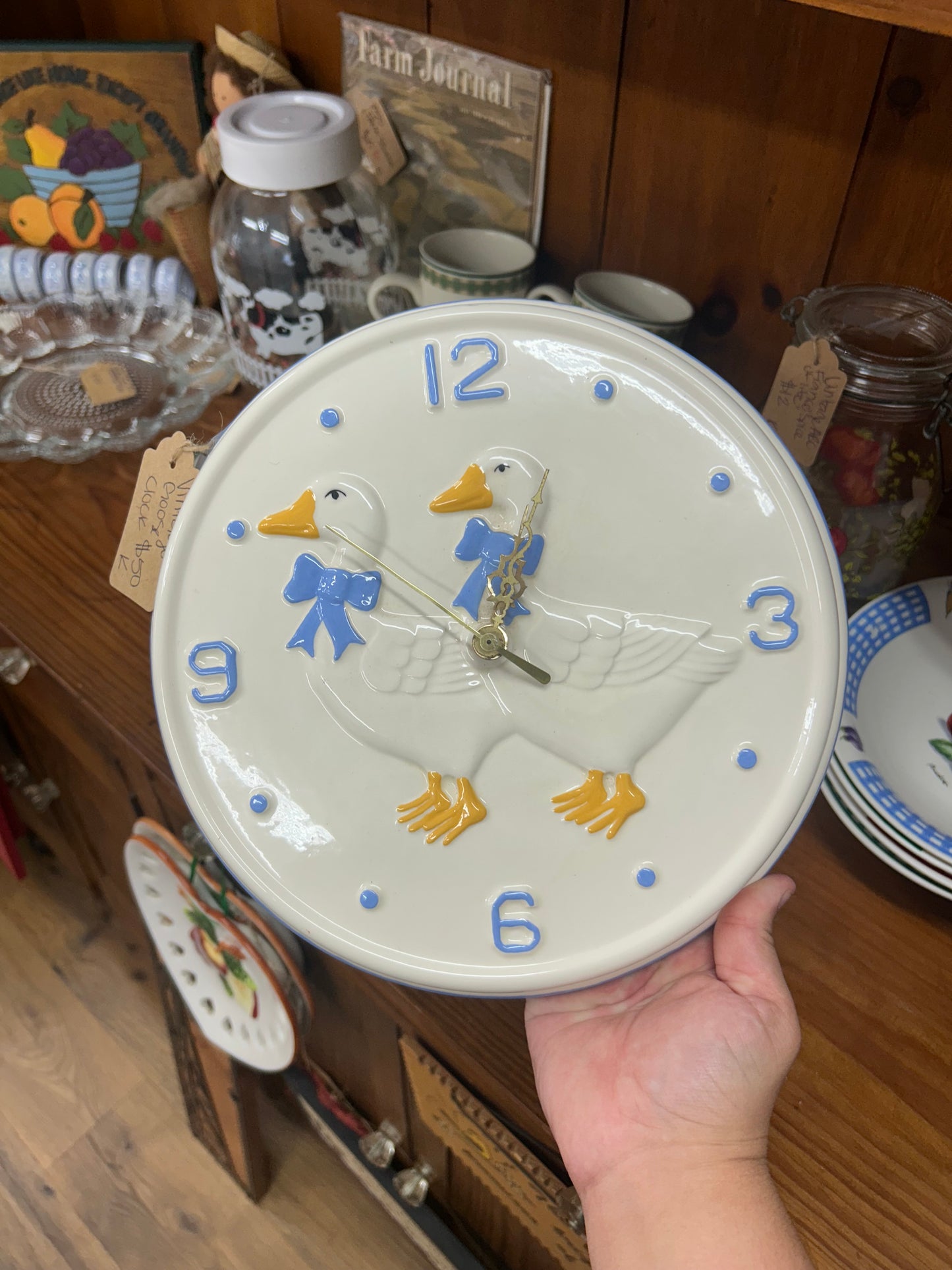 Vintage Goose Clock