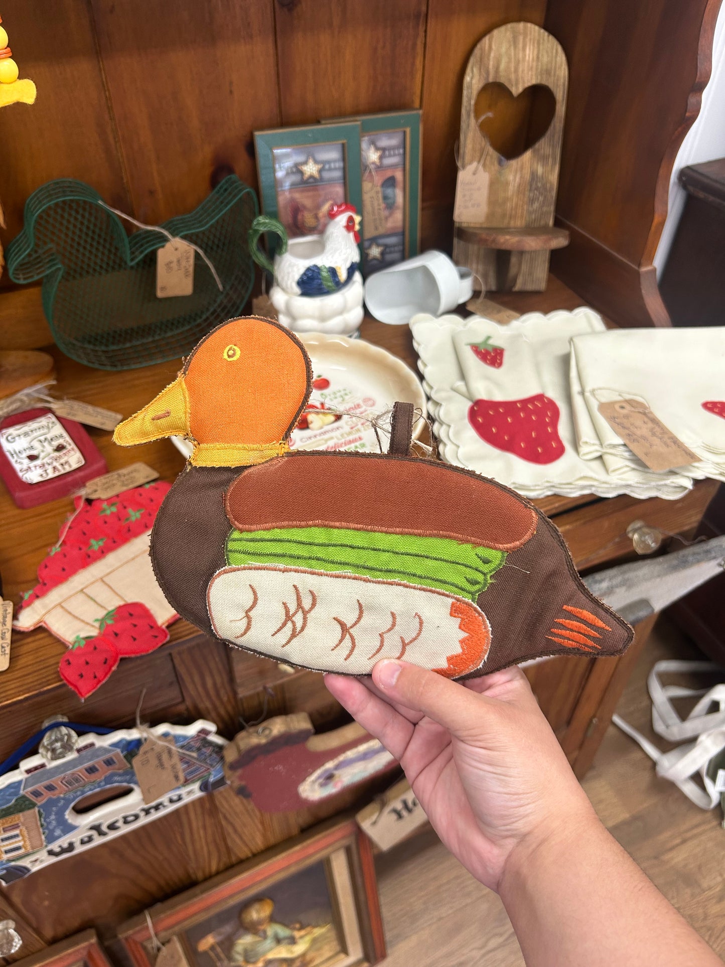 Vintage Duck Hot Pad