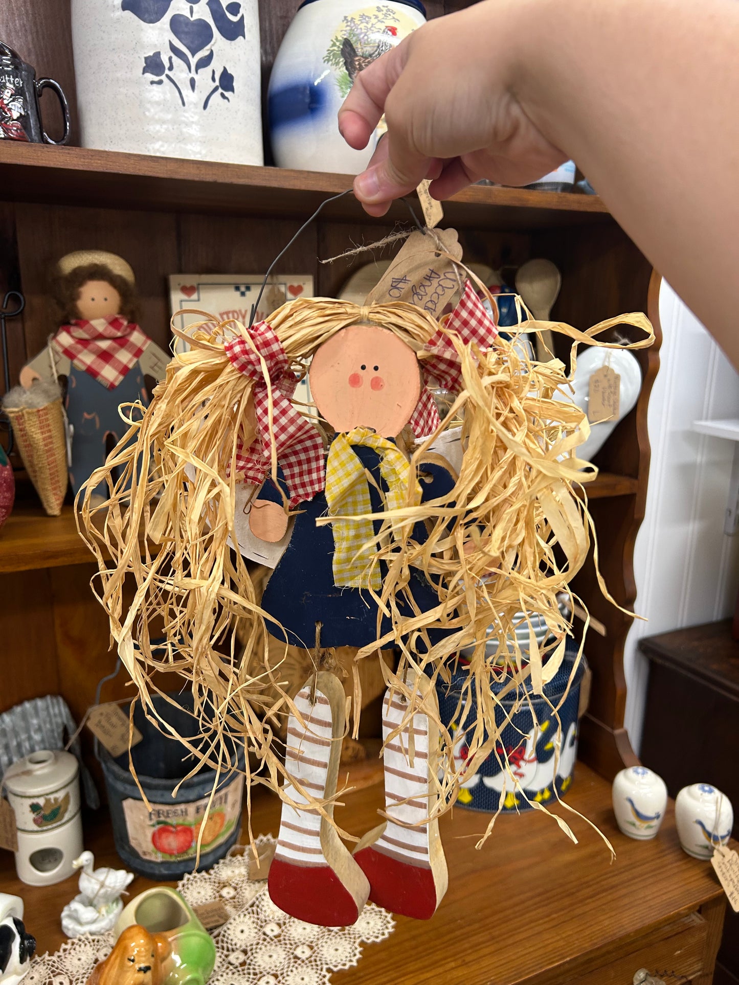 Vintage Wooden Angel