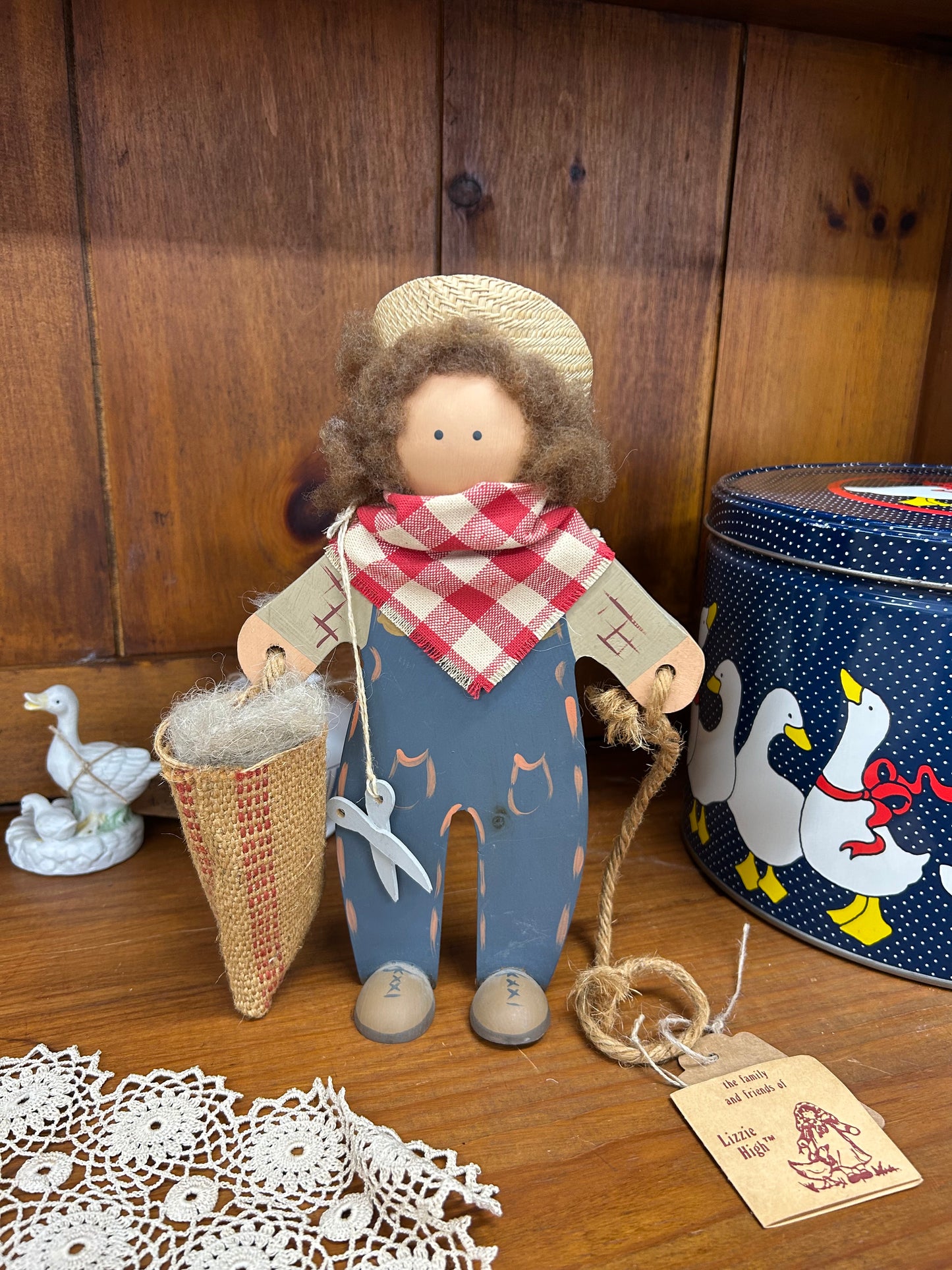 1986 Lizzie High Wood Doll