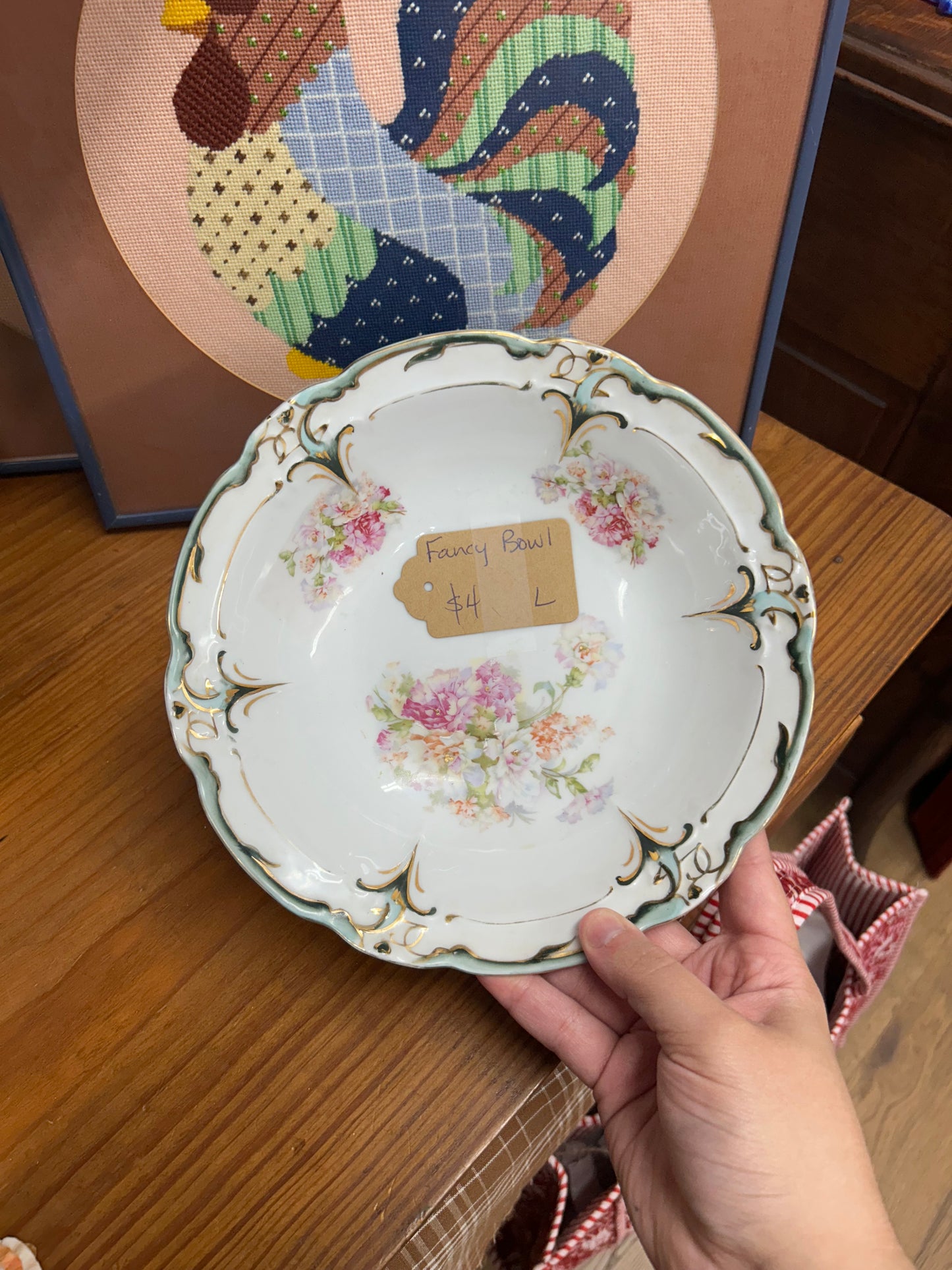 Fancy Floral Bowl
