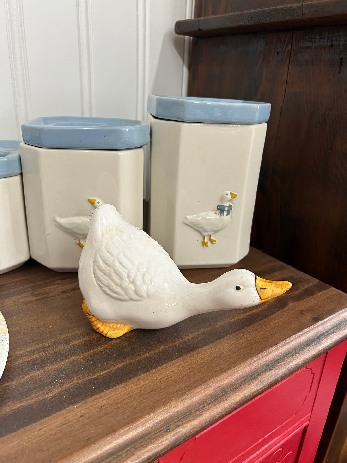 Vintage Goose Figurine