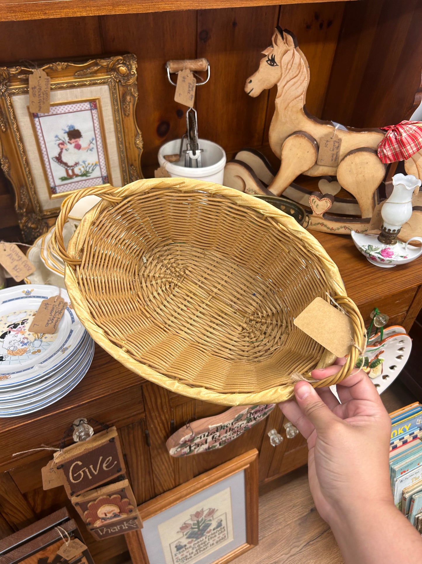 Vintage Wicker Basket