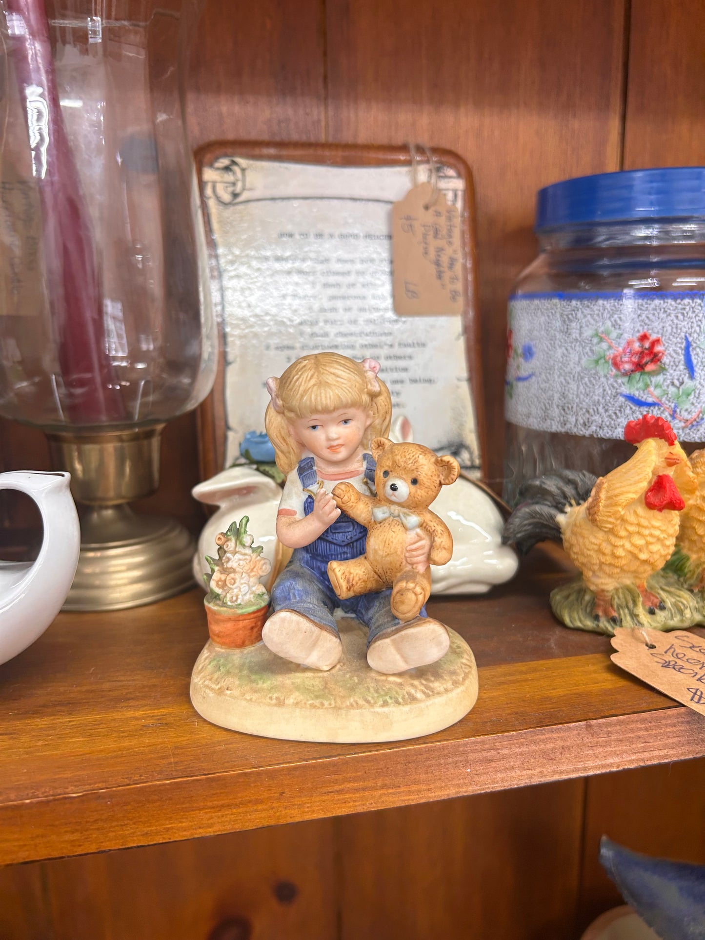 1985 Denim Days - Girl With Teddy Bear