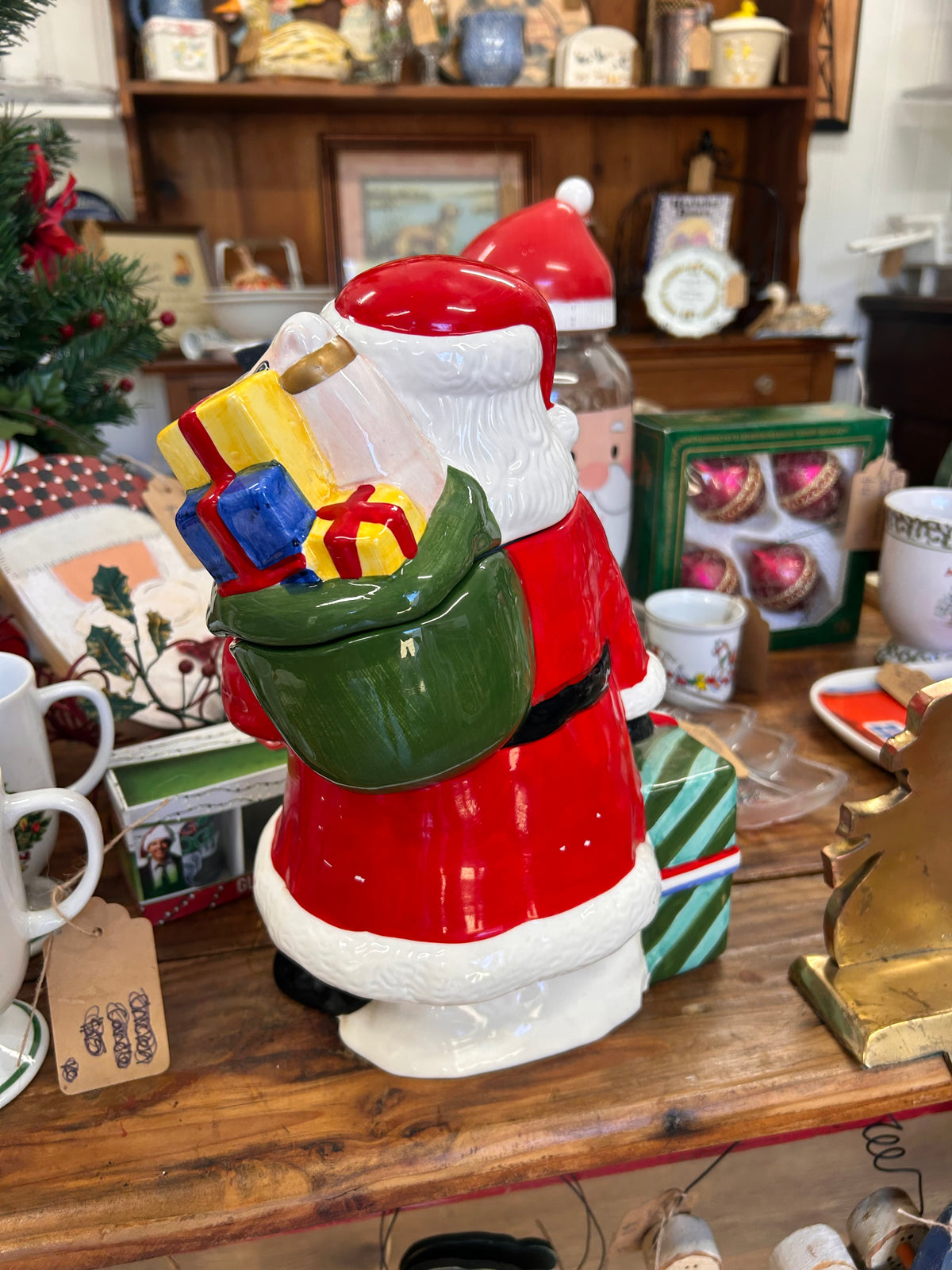 Vintage Santa With Bag Cookie Jar