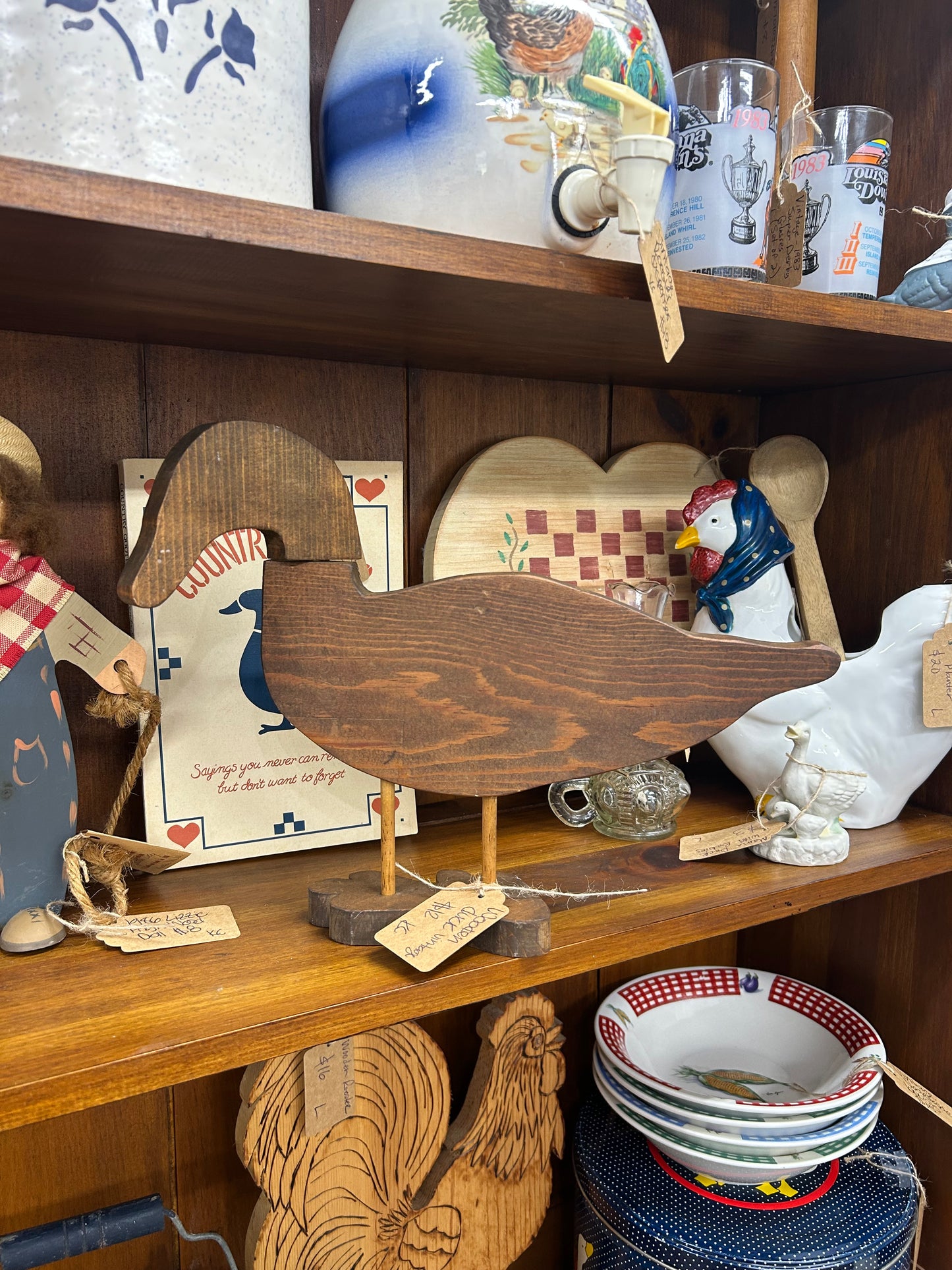 Vintage Wooden Duck