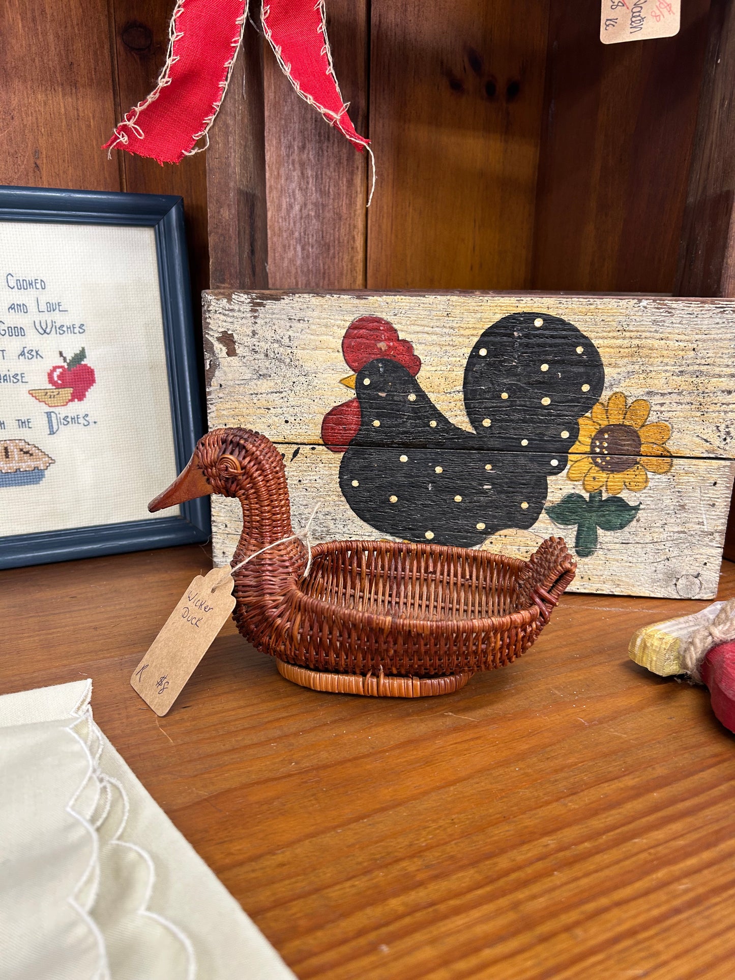 Wicker Duck