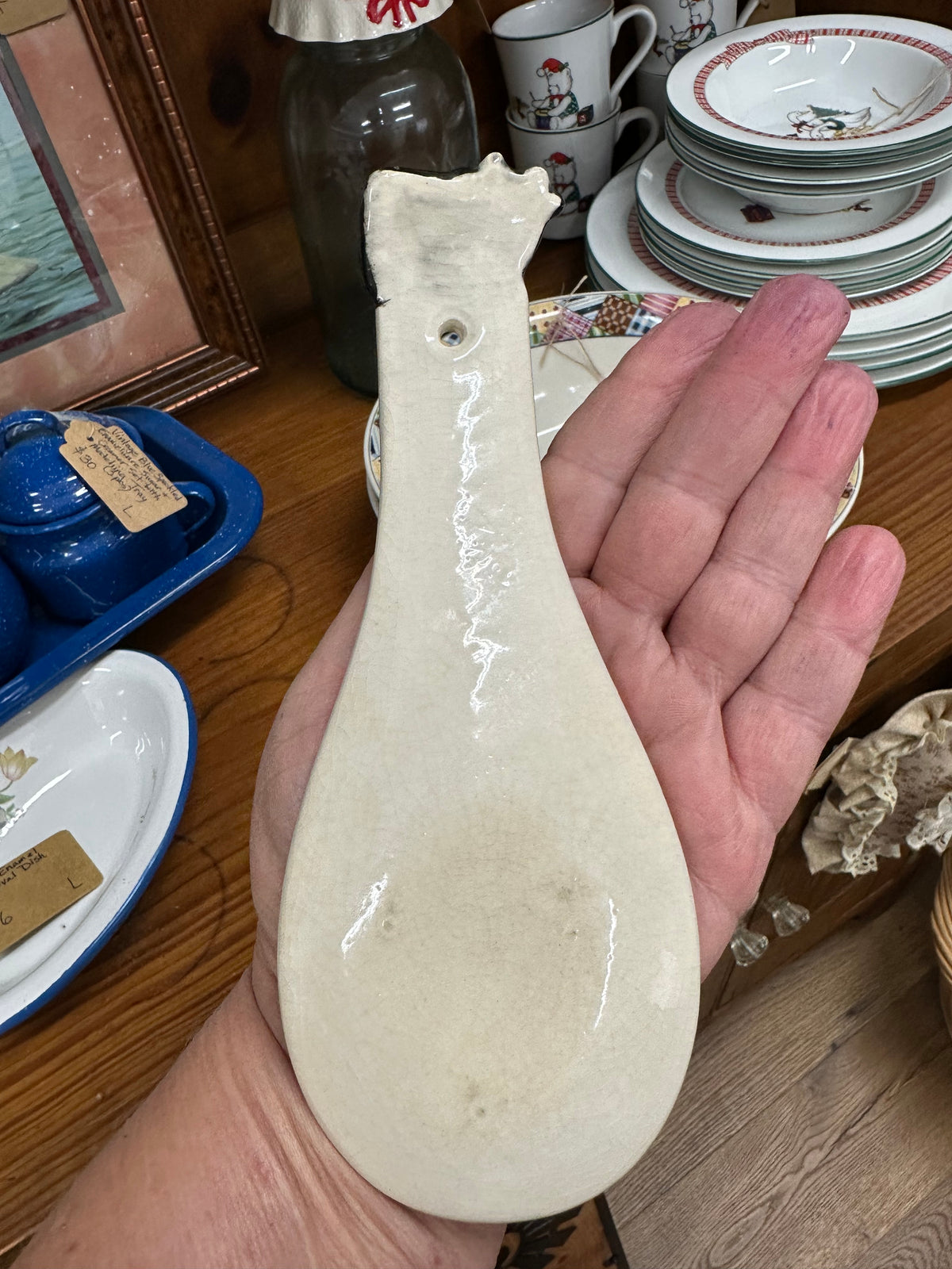Vintage Cow Spoon Rest