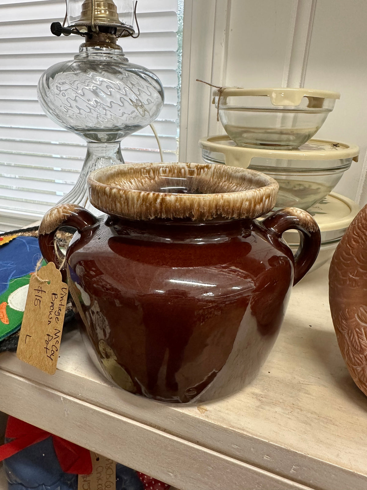 Vintage McCoy Brown Pot