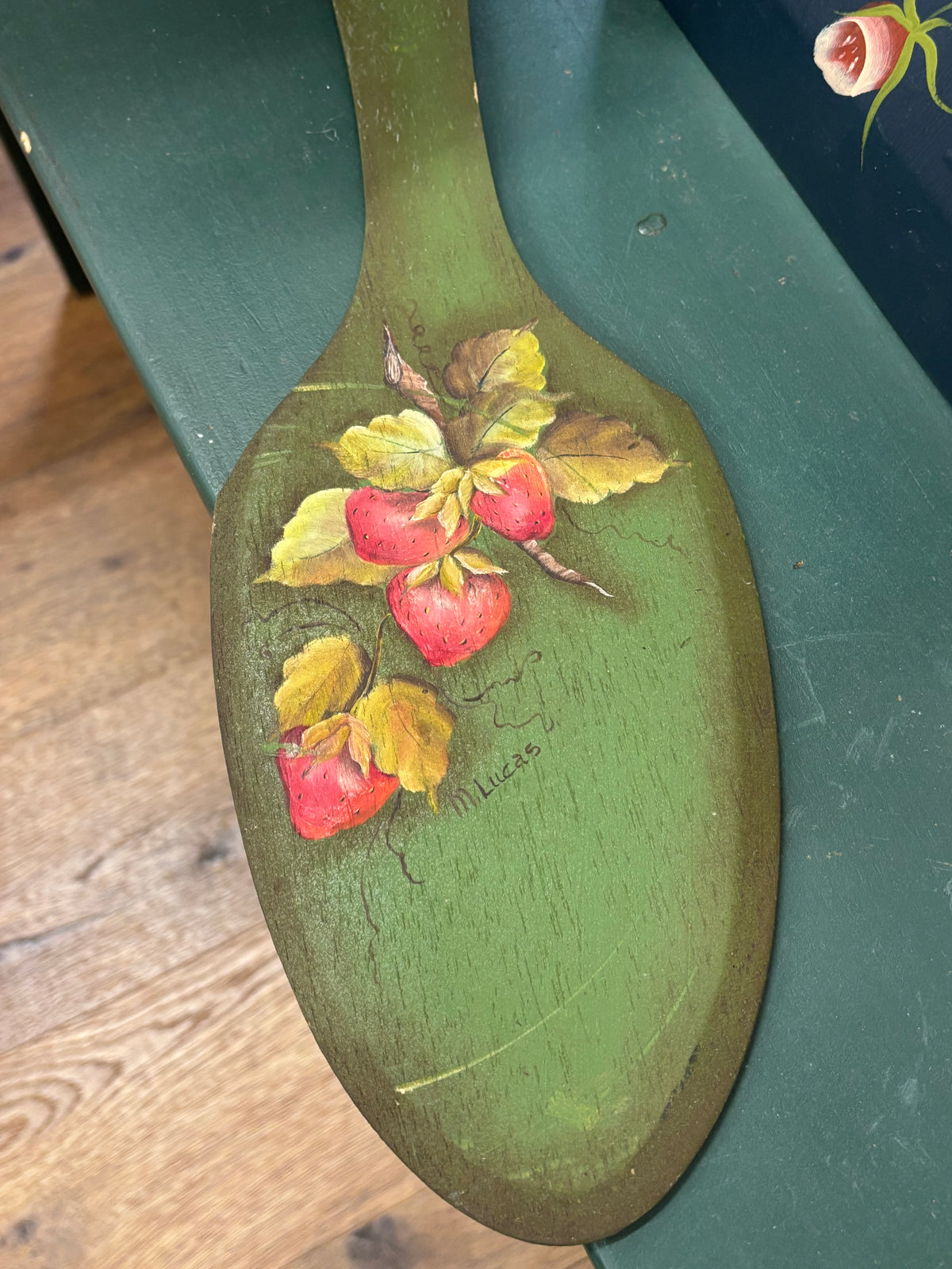 1970s Handpainted Breadboard