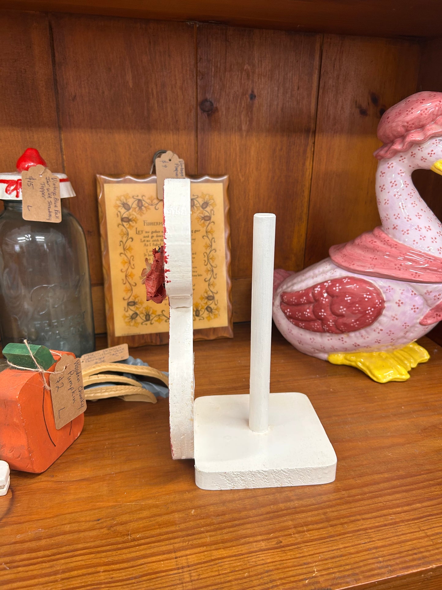 Vintage Swan Paper Towel Holder