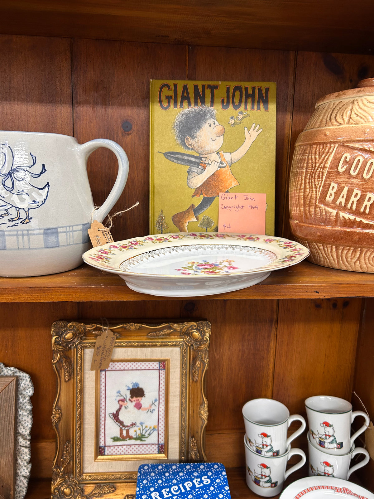 Vintage Gold Castle Platter