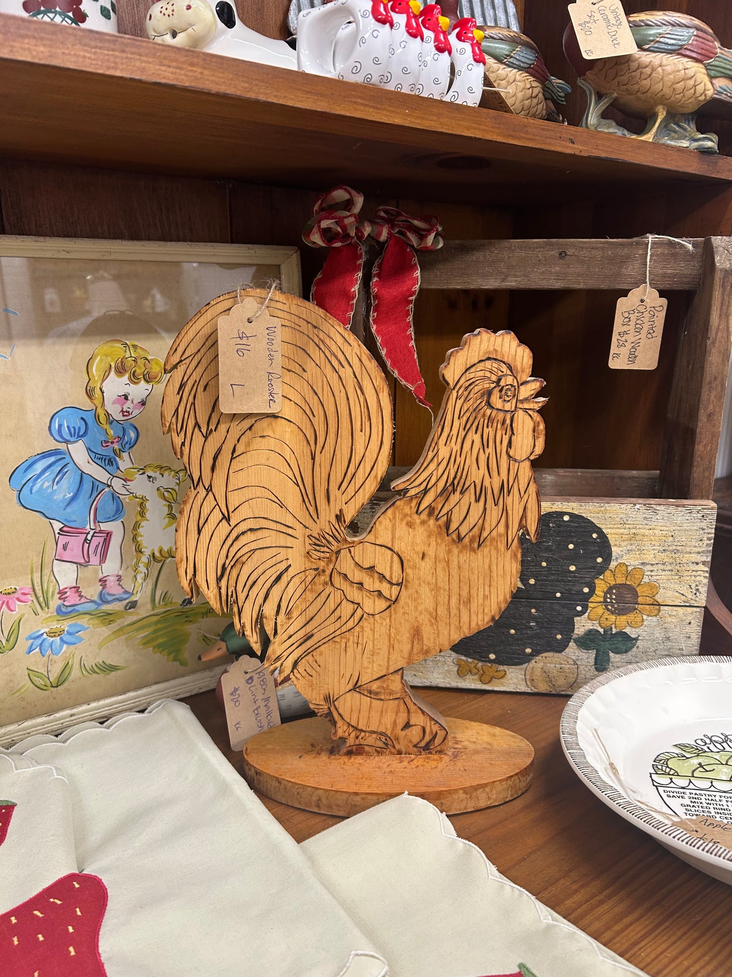 Wooden Rooster