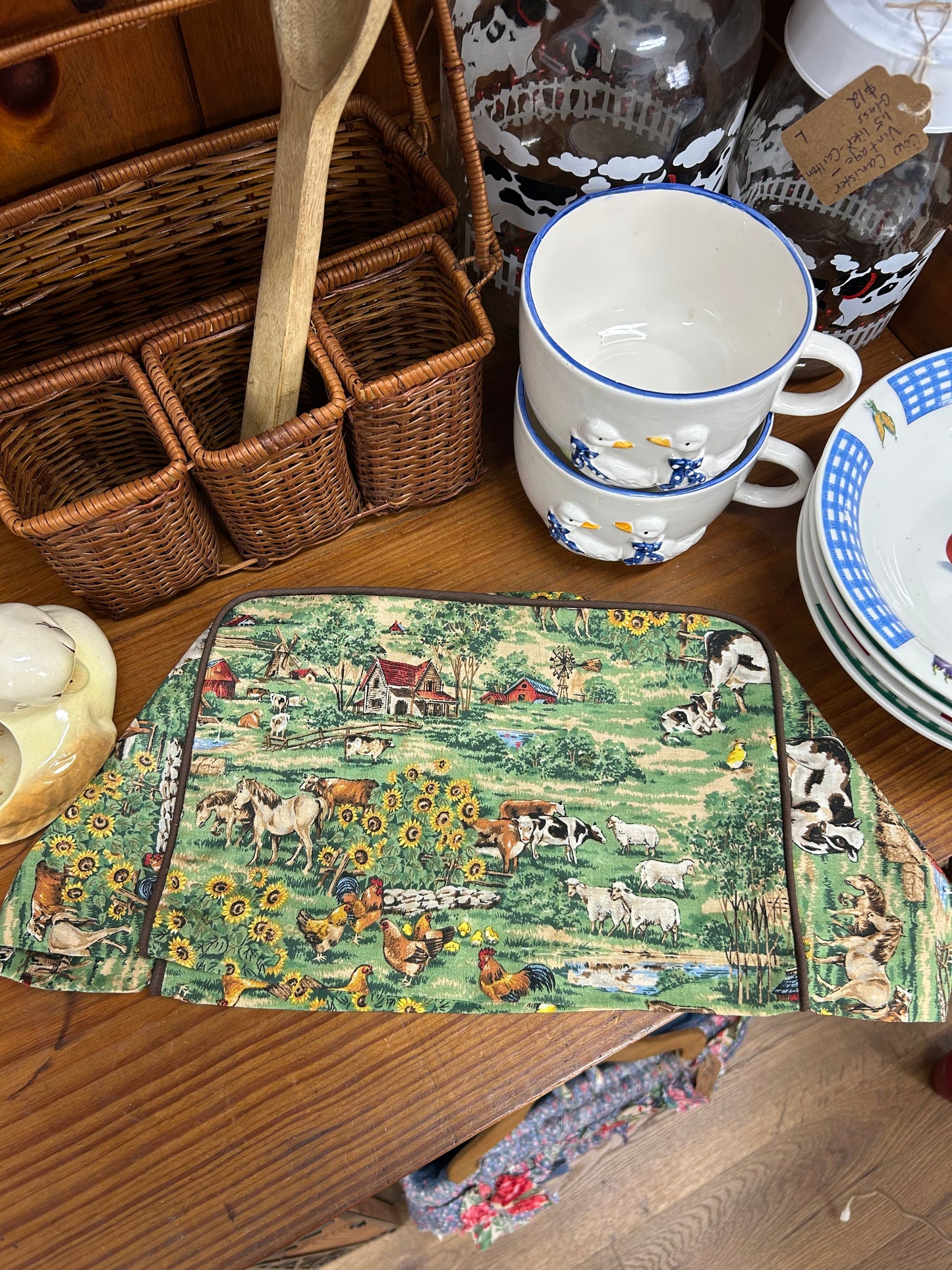 Vintage Farm Toaster Cover