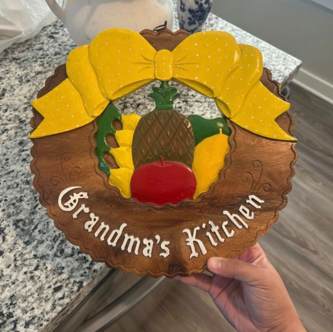 Vintage Grandma’s Kitchen Wall Hanger