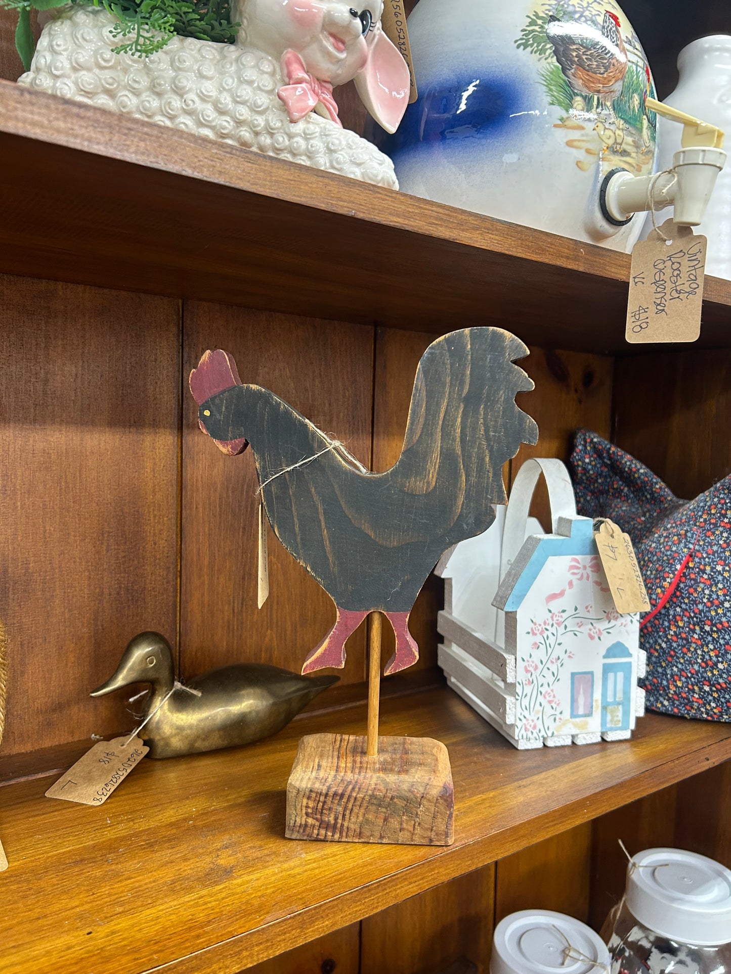 Vintage Wooden Chicken