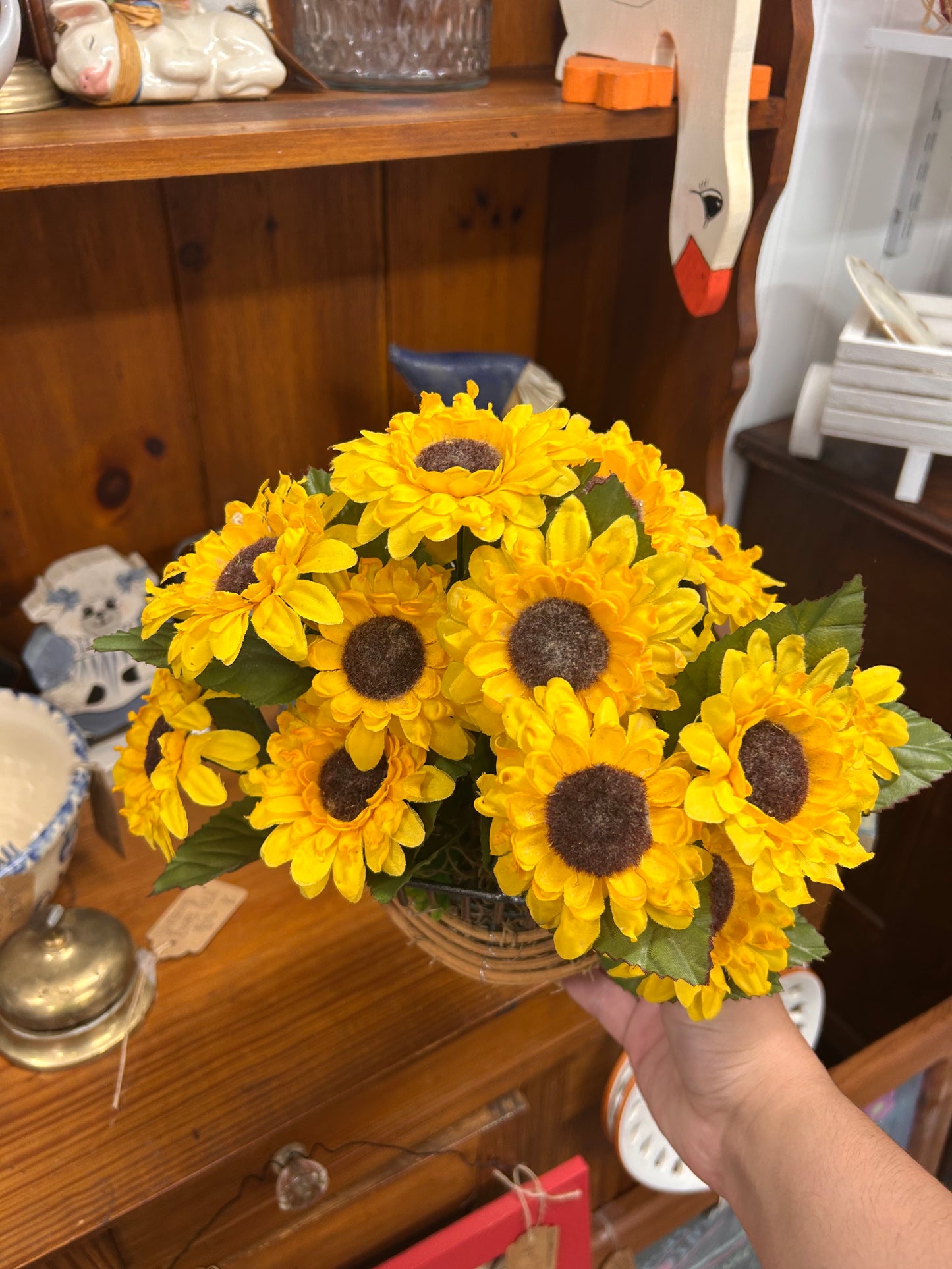 Silk Sunflower Arrangement