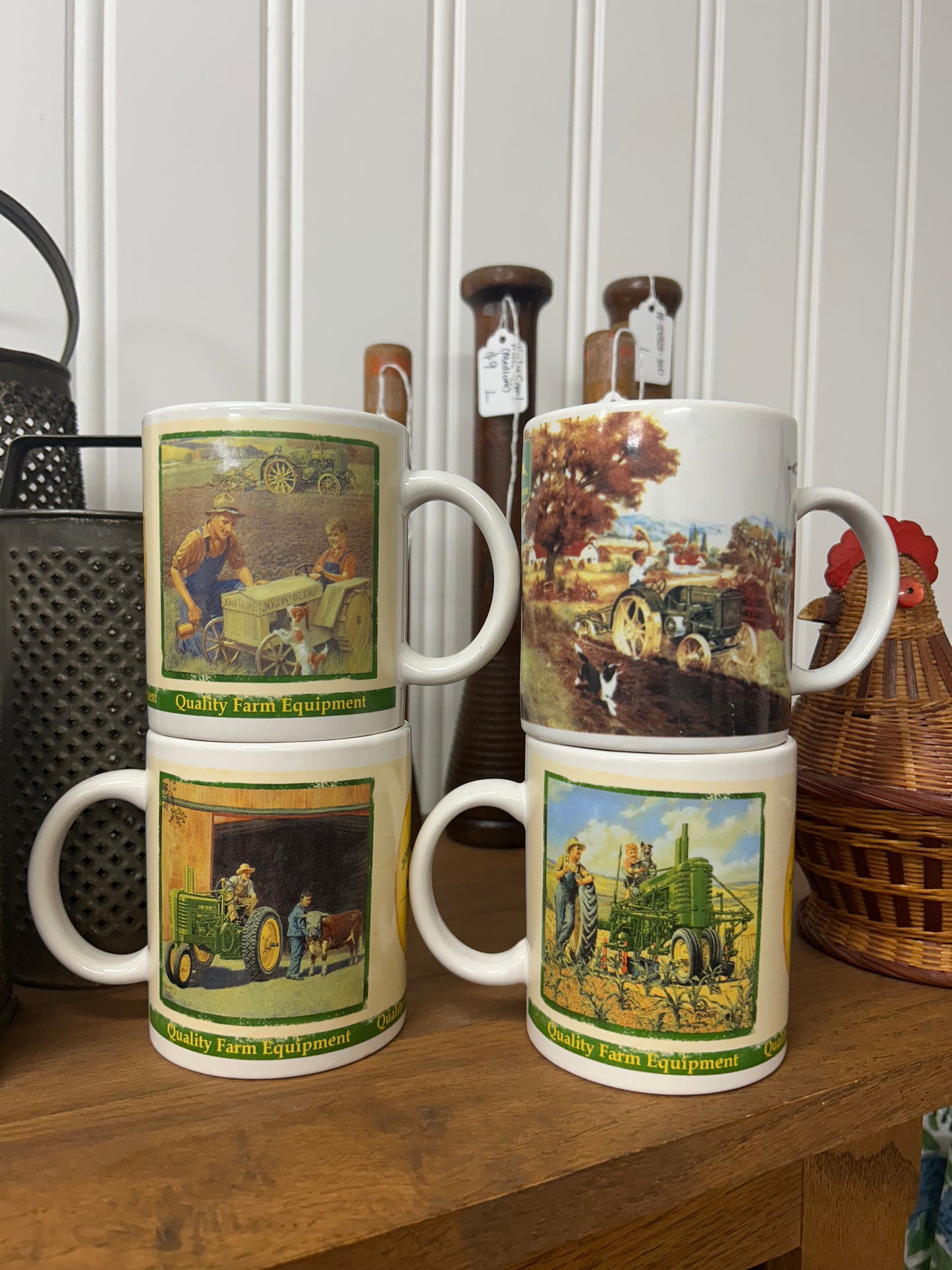 John Deere Mugs - Set Of 4