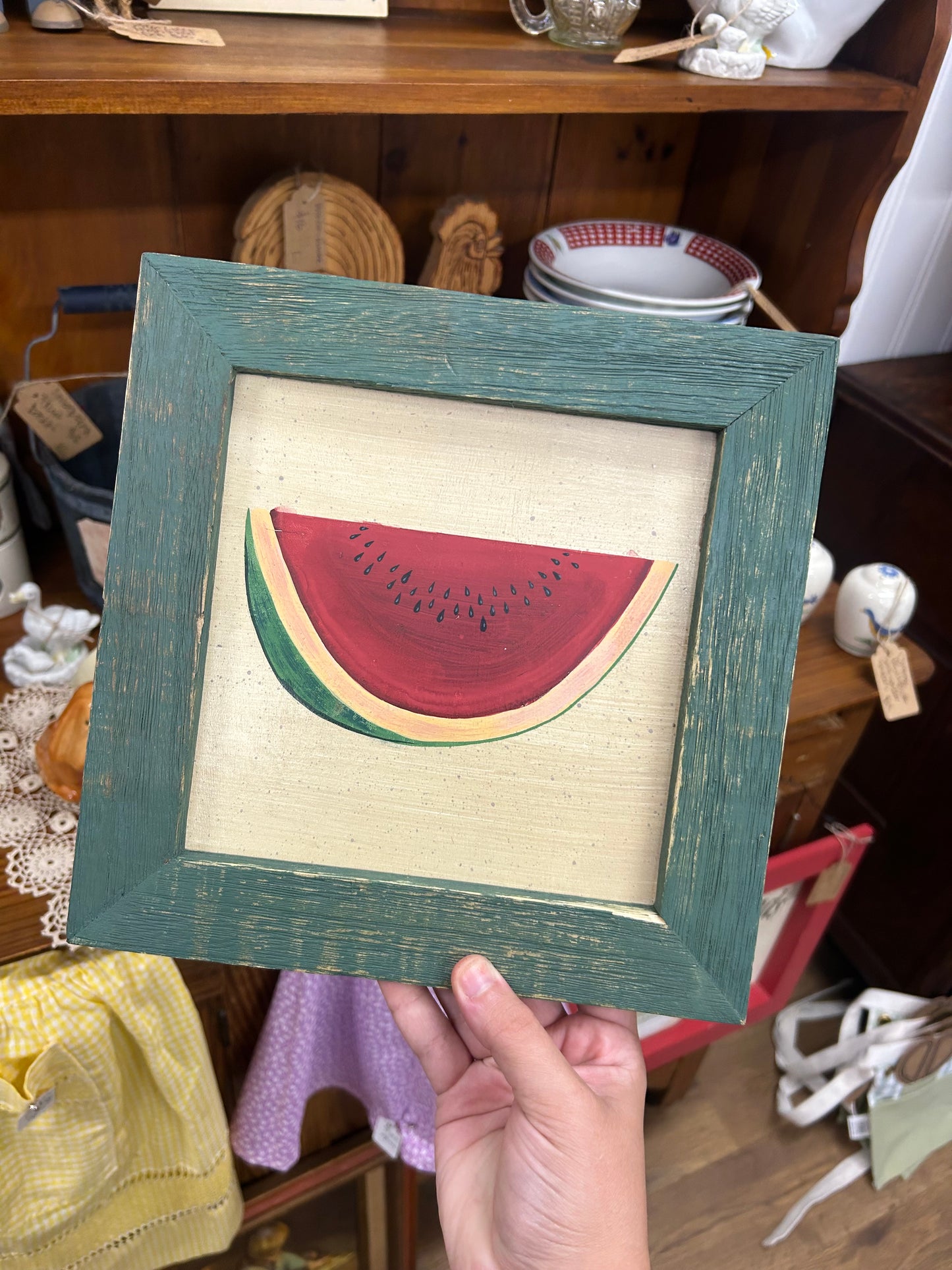 Wooden Watermelon Picture