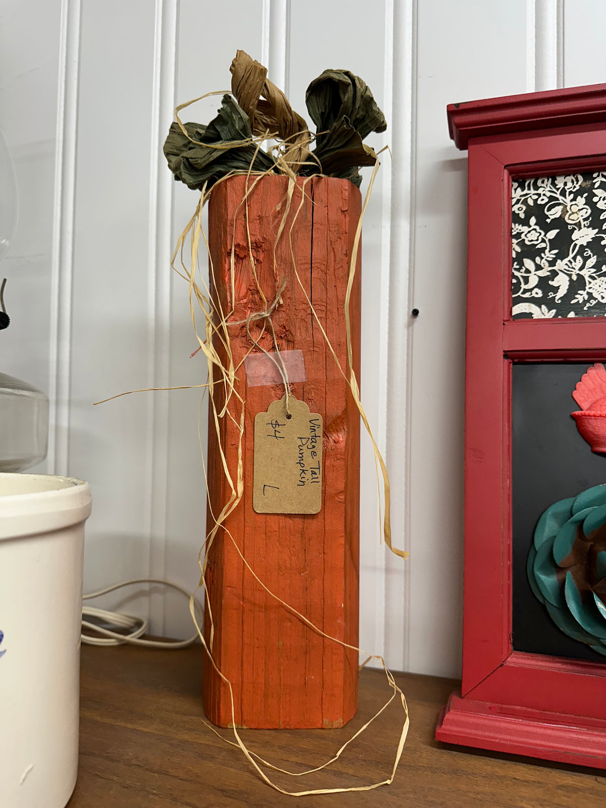 Vintage Tall Pumpkin