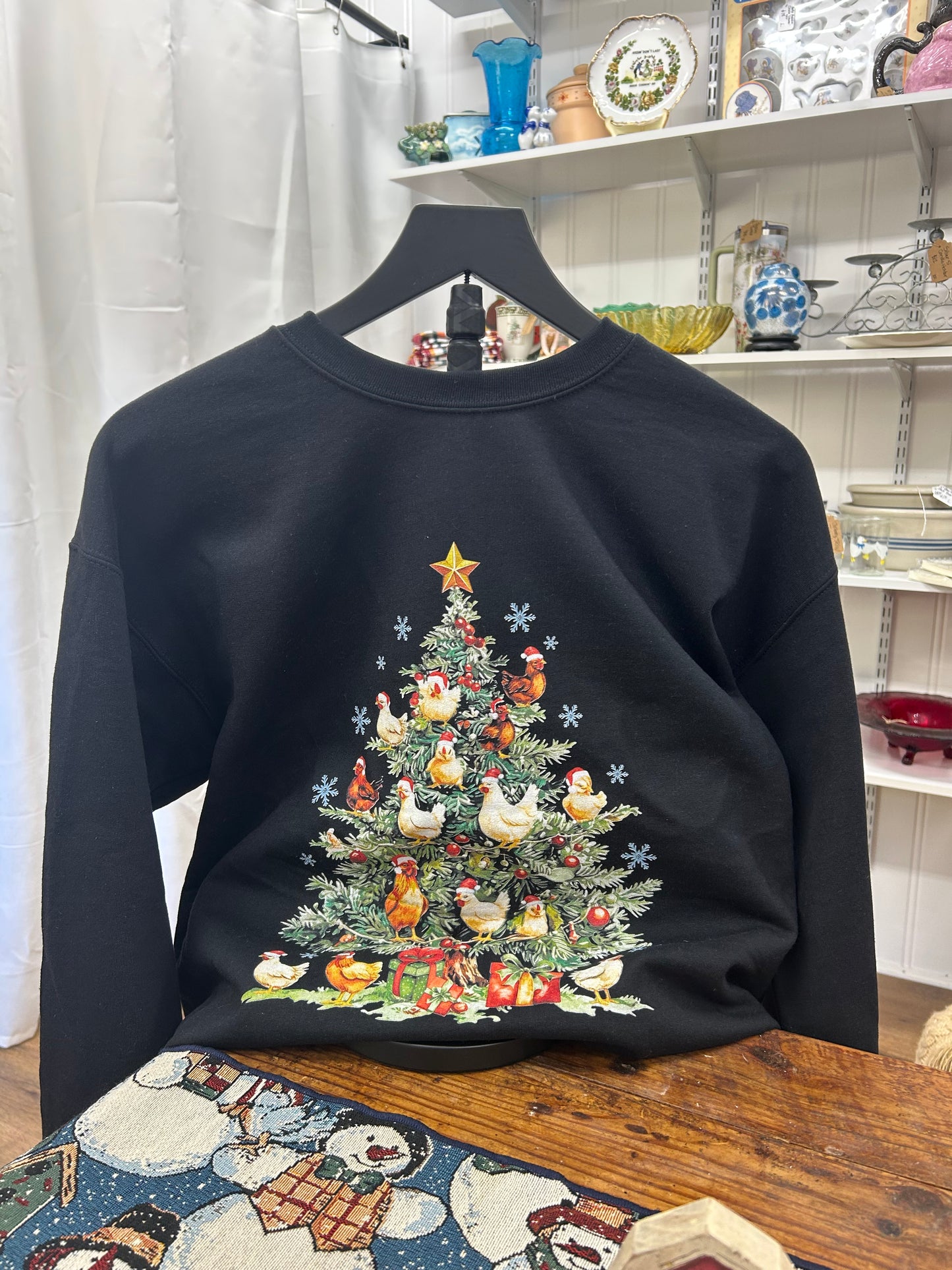 Chicken Christmas Sweatshirt