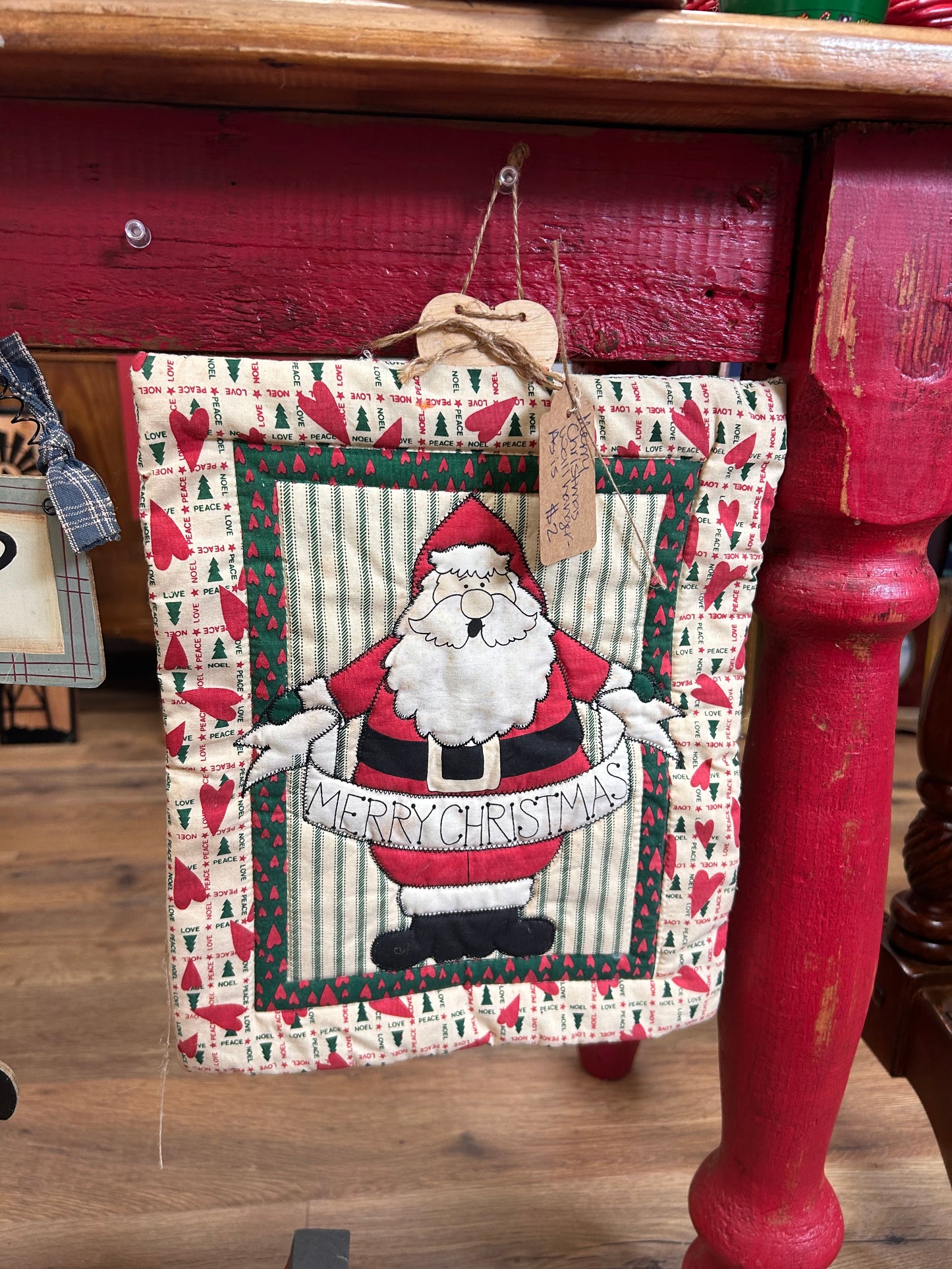 Merry Christmas Wall Hanger - As Is