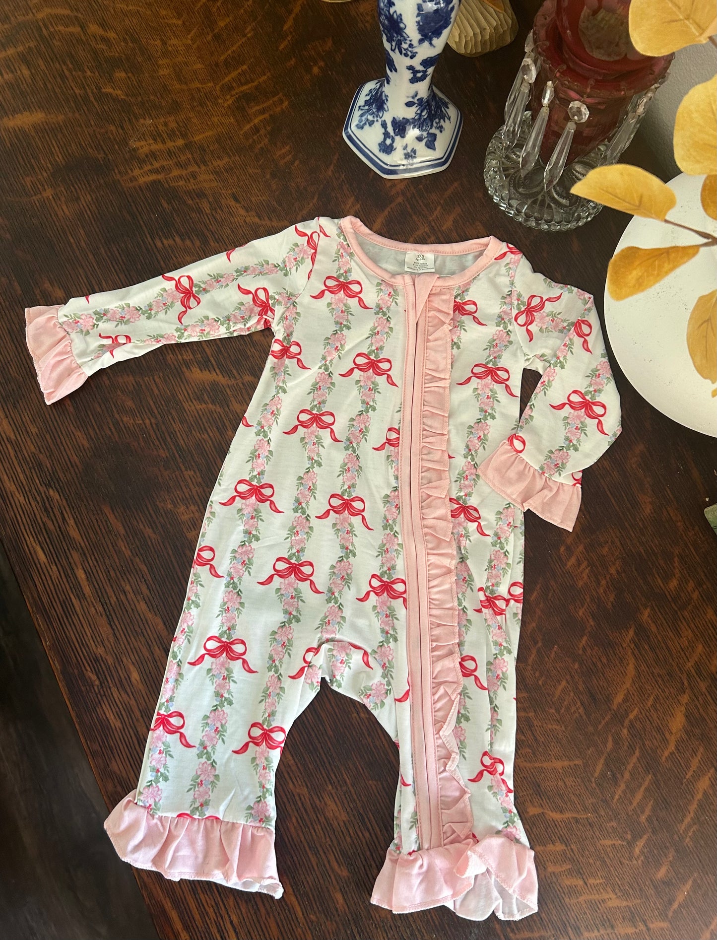 Floral Bow Bamboo Sleeper