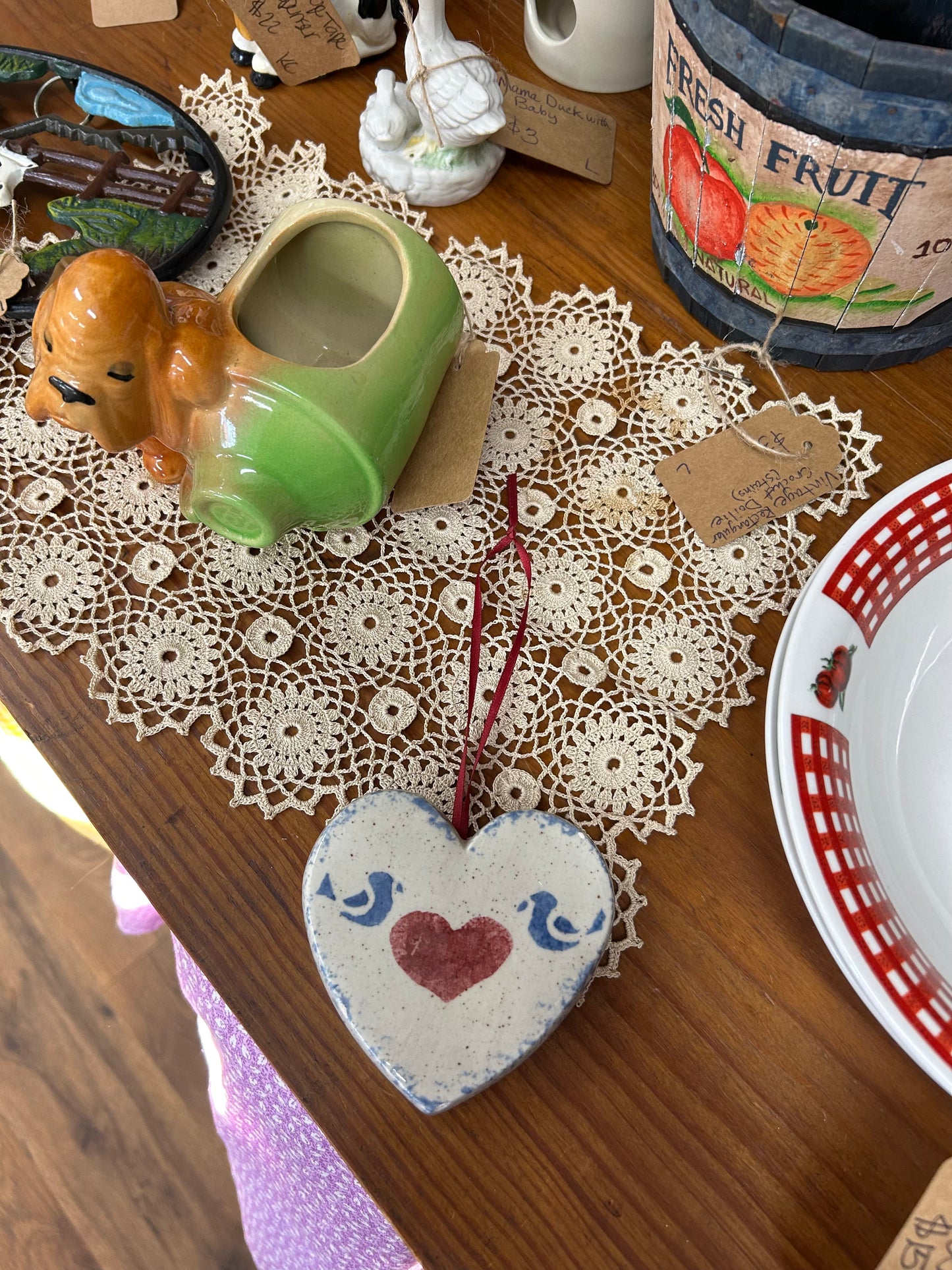 Vintage Heart Hanger