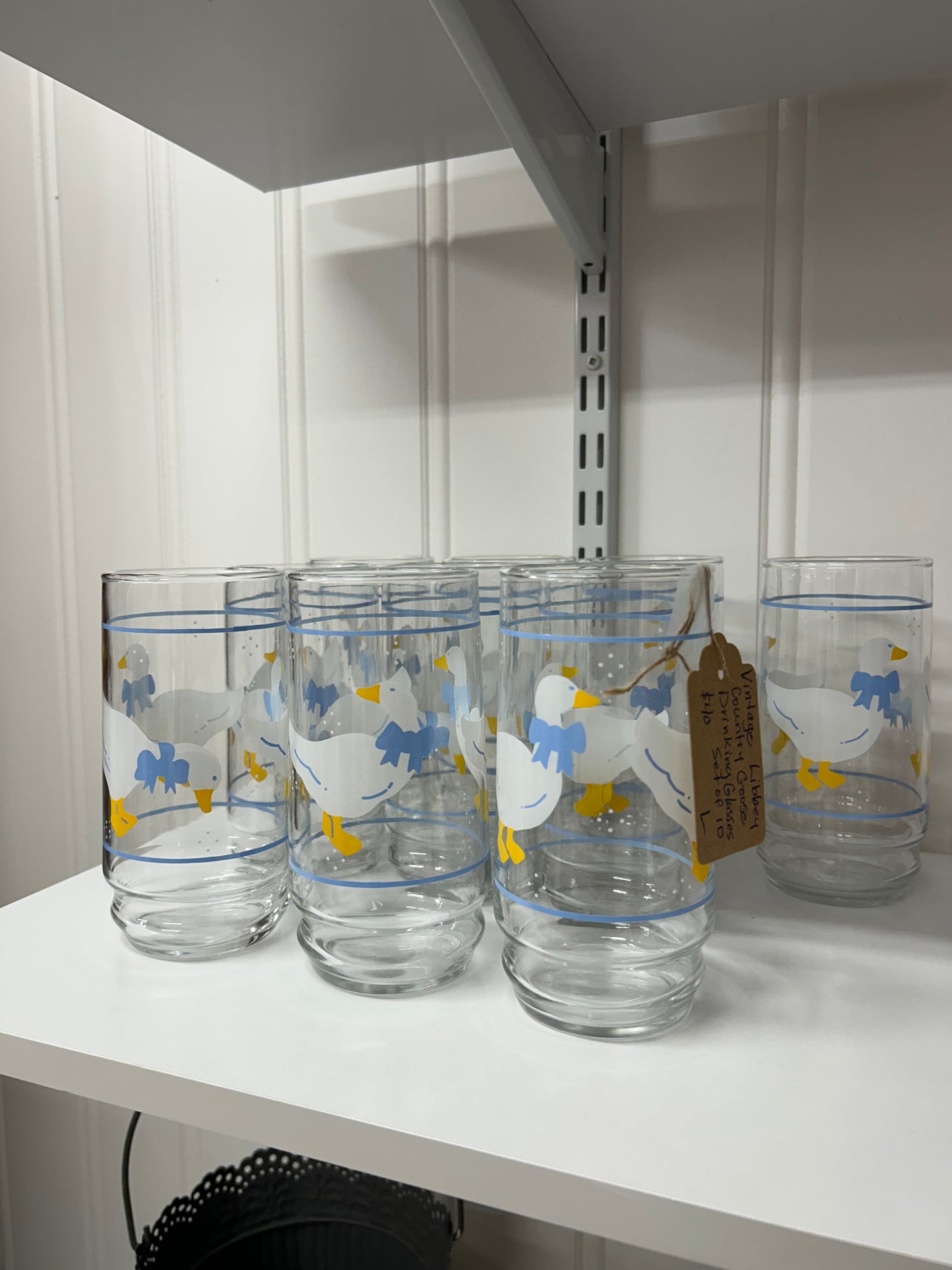 Vintage Libby Country Goose Drinking Glasses - Set Of 10
