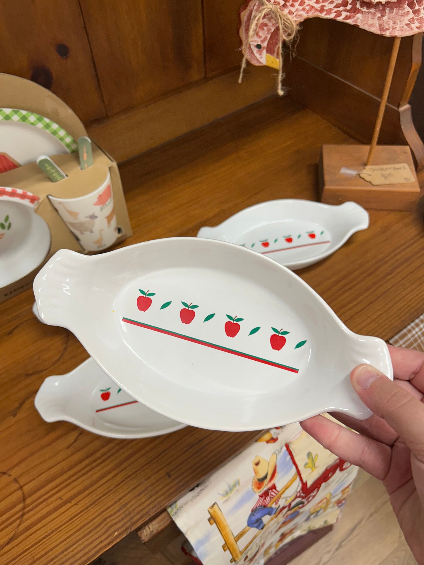 Apple Dishes - Set Of 4