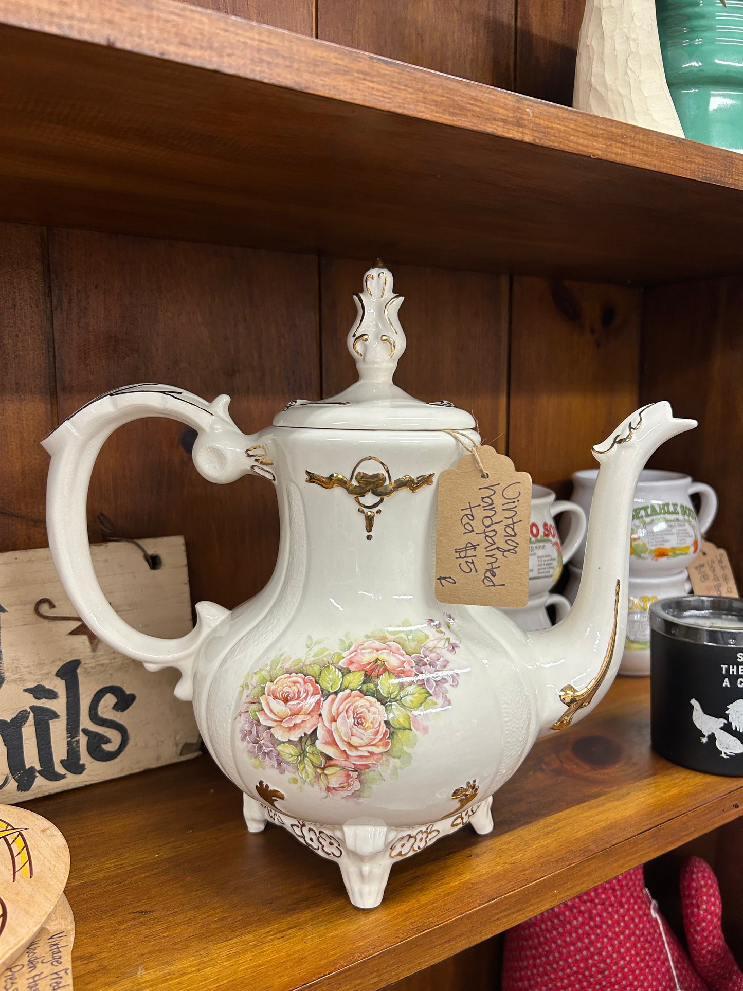 Vintage Hand Painted Tea