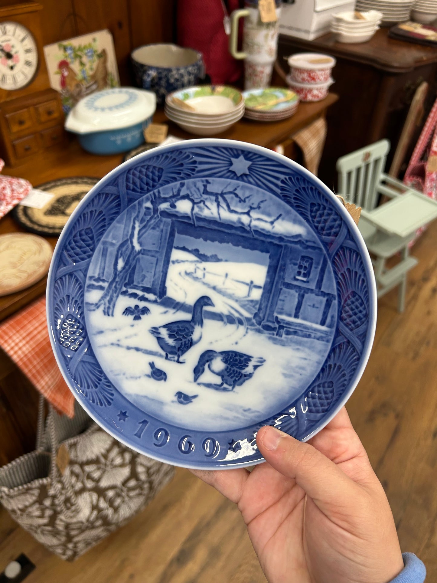 1969 Denmark Old Farmyard Plate