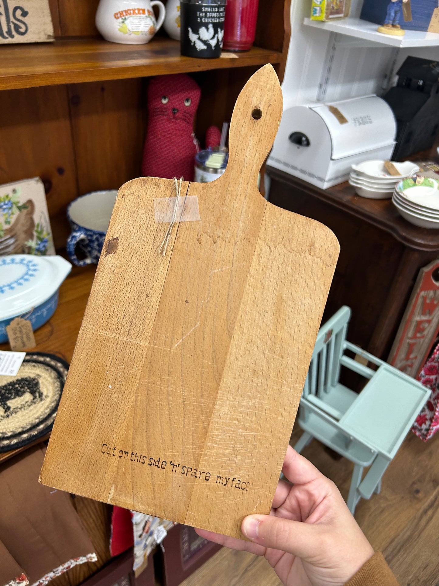 Vintage Chicken Cutting Board