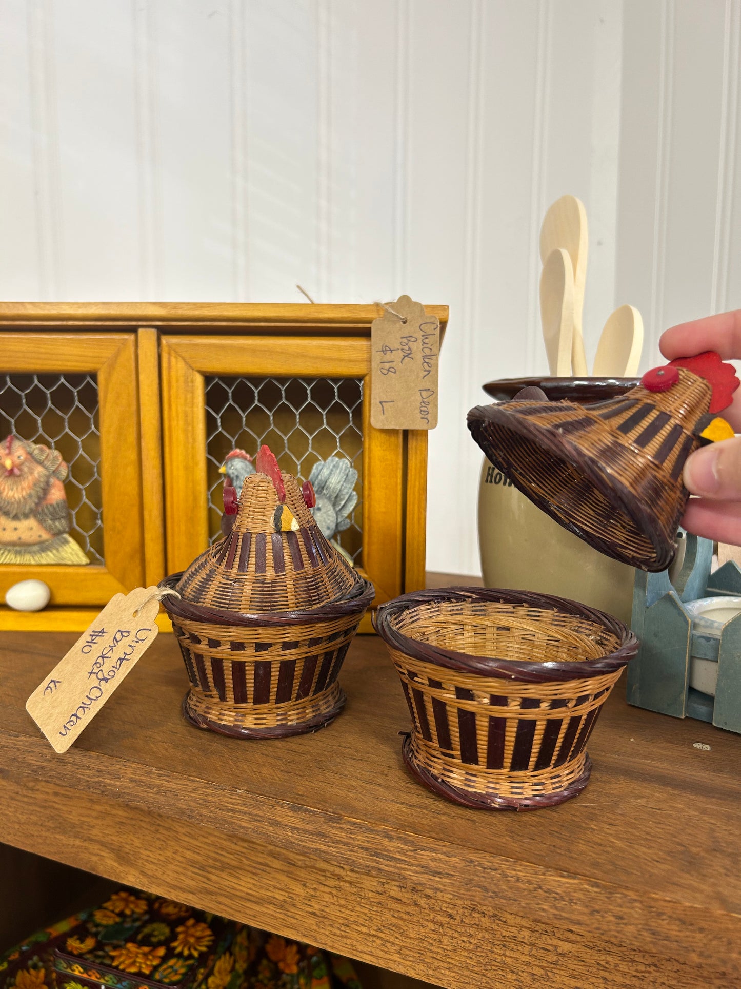 Vintage Chicken Baskets