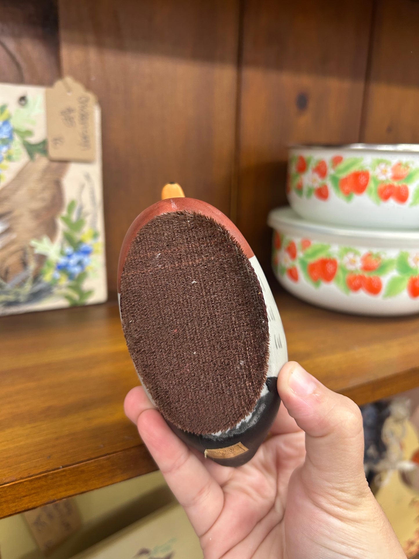 1980s Mallard Lint Brush